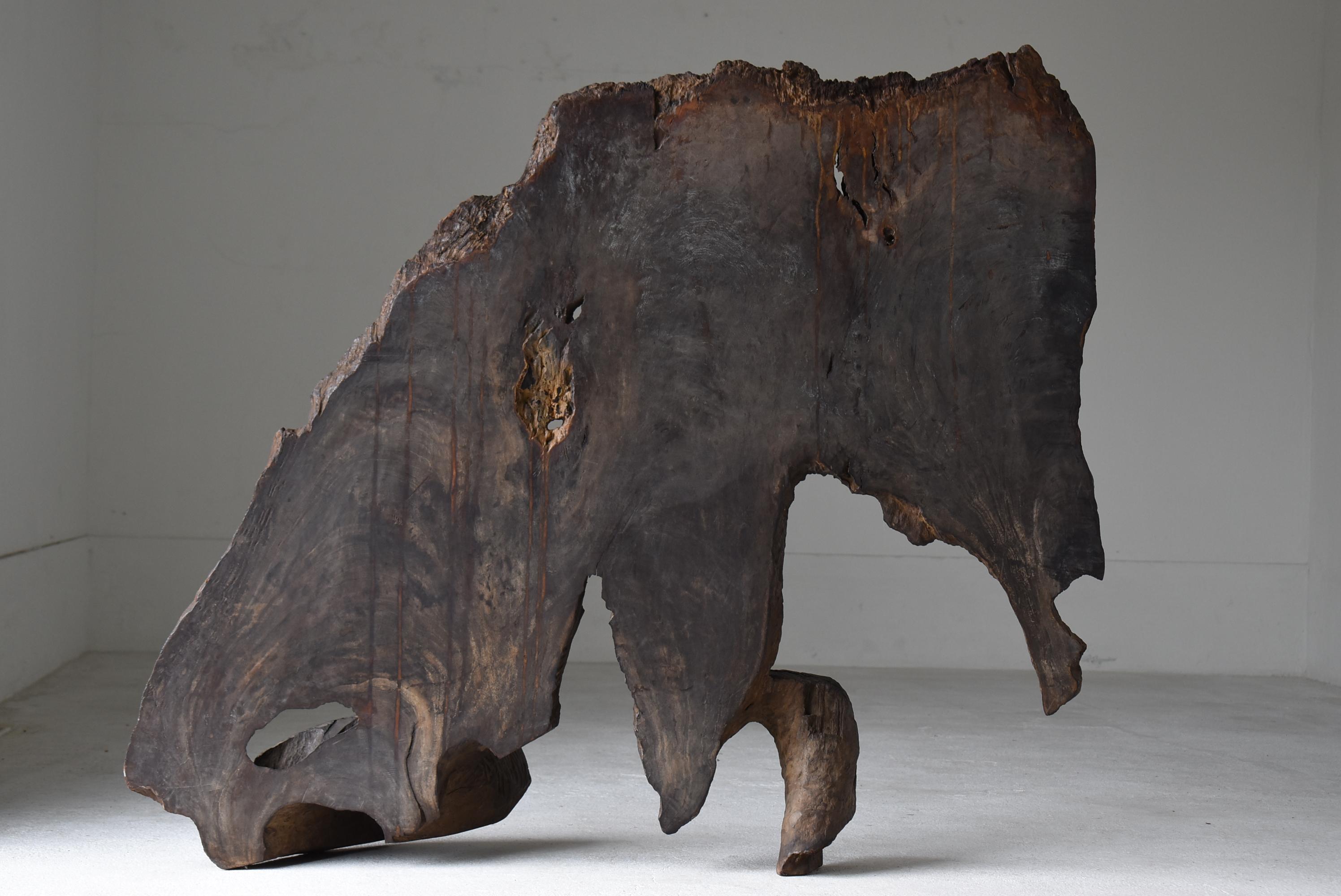 Cloison japonaise ancienne en bois en forme d'éléphant 1900s-1940s / Objects fors Wabi Sabi en vente 3