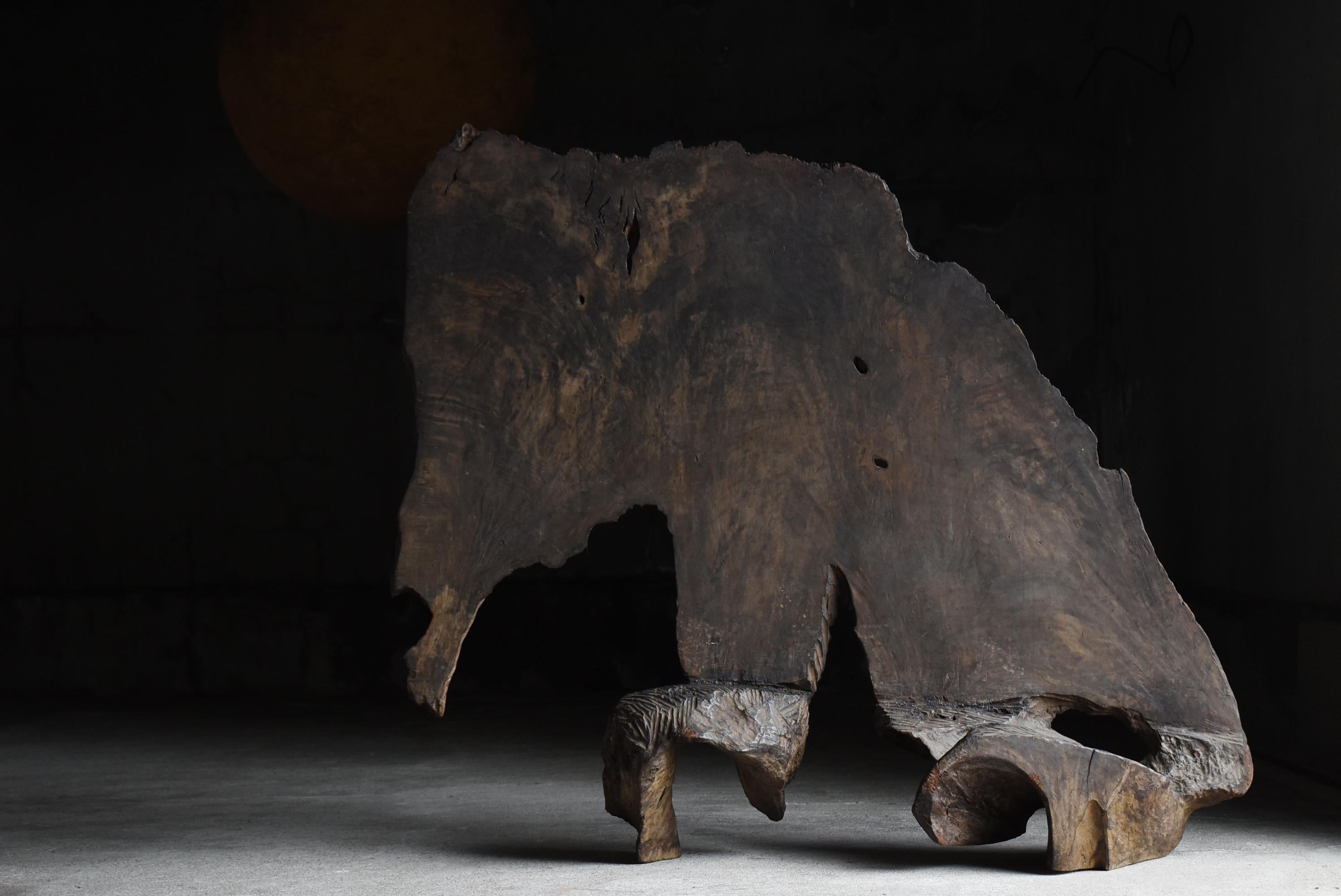 Cloison japonaise ancienne en bois en forme d'éléphant 1900s-1940s / Objects fors Wabi Sabi en vente 8