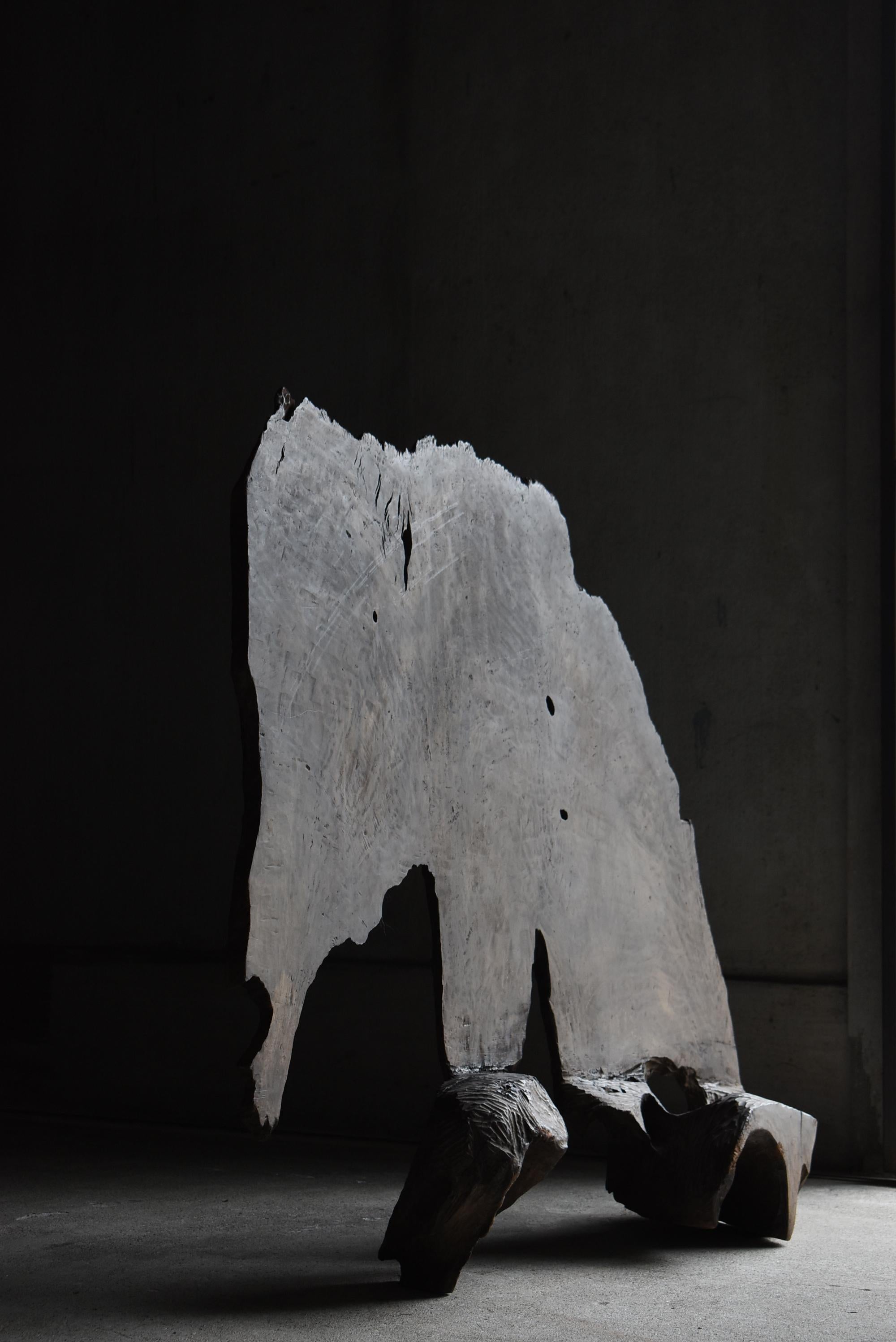 Cloison japonaise ancienne en bois en forme d'éléphant 1900s-1940s / Objects fors Wabi Sabi en vente 9