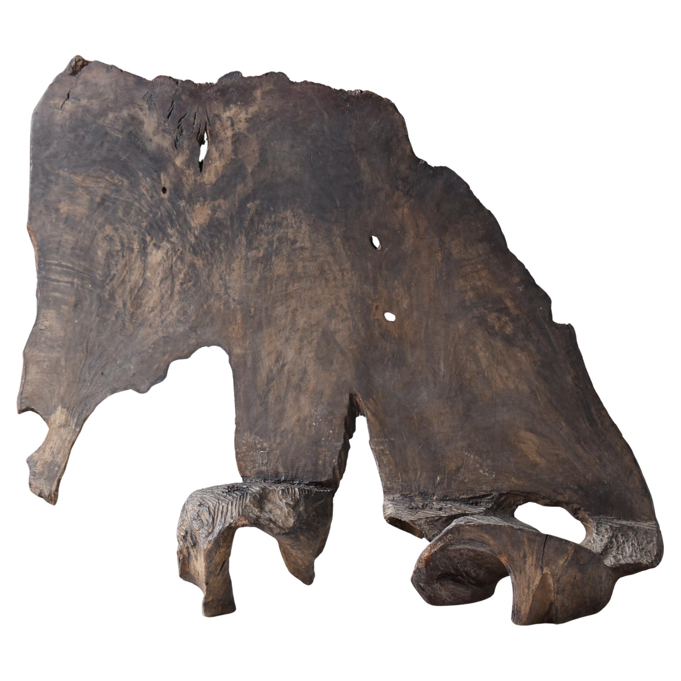 Cloison japonaise ancienne en bois en forme d'éléphant 1900s-1940s / Objects fors Wabi Sabi en vente