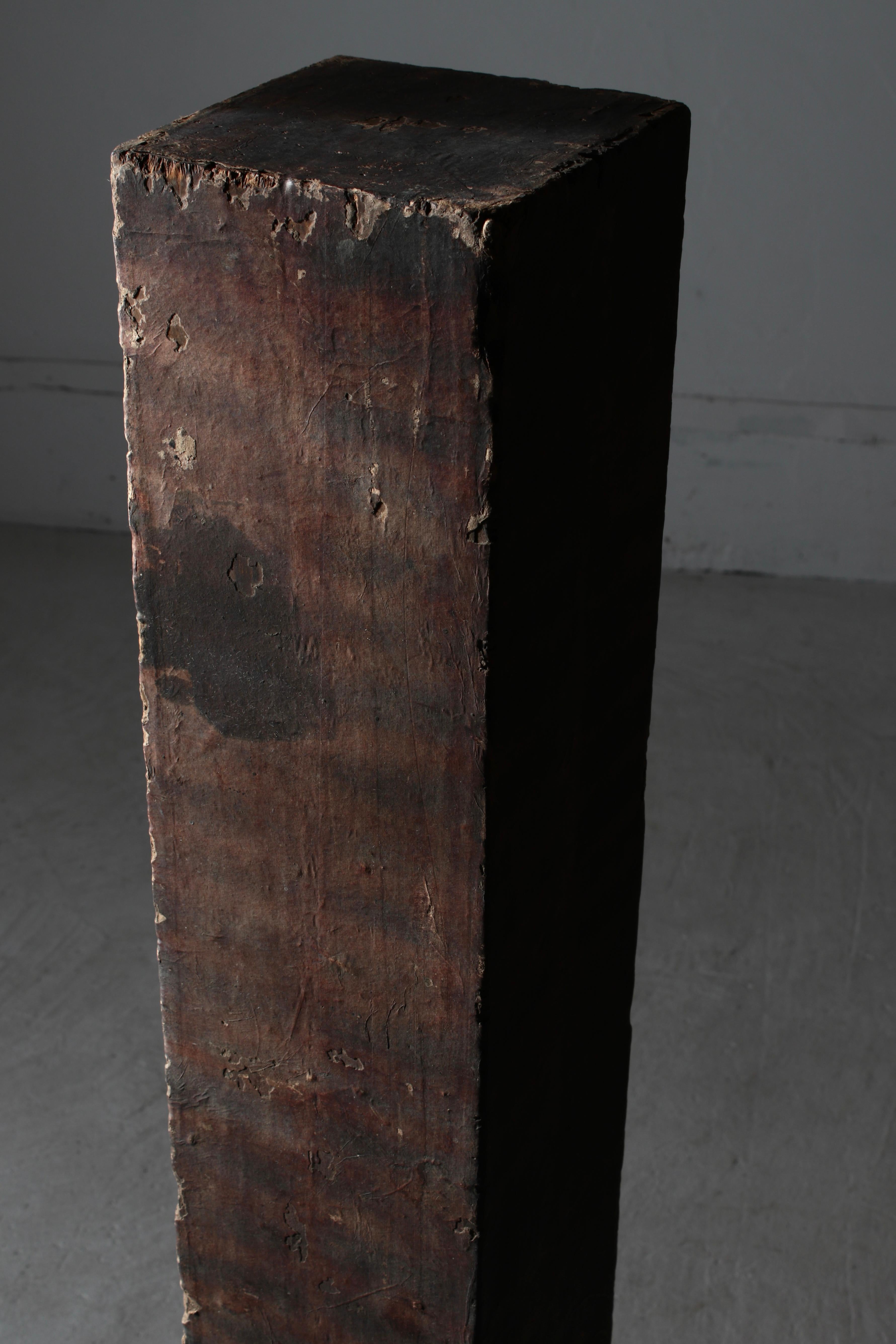 Bois Stand d'exposition japonais ancien / étui à sabre / 1800-1868s / Wabi-sabi en vente