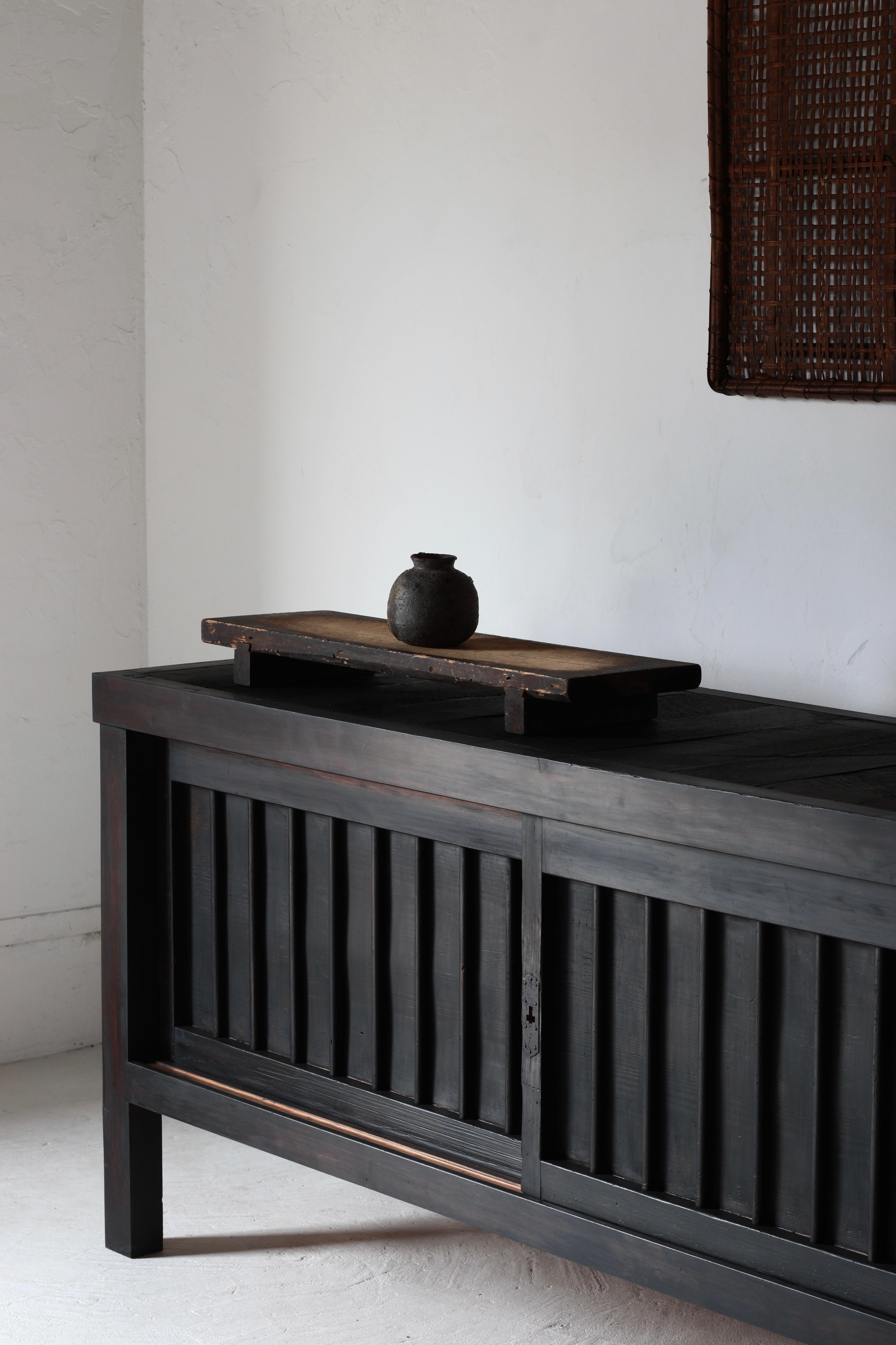 Japanischer antiker Ausstellungstisch / Wanddekoration / 1868-1912er Jahre / Wabi-sabi (Meiji-Periode) im Angebot
