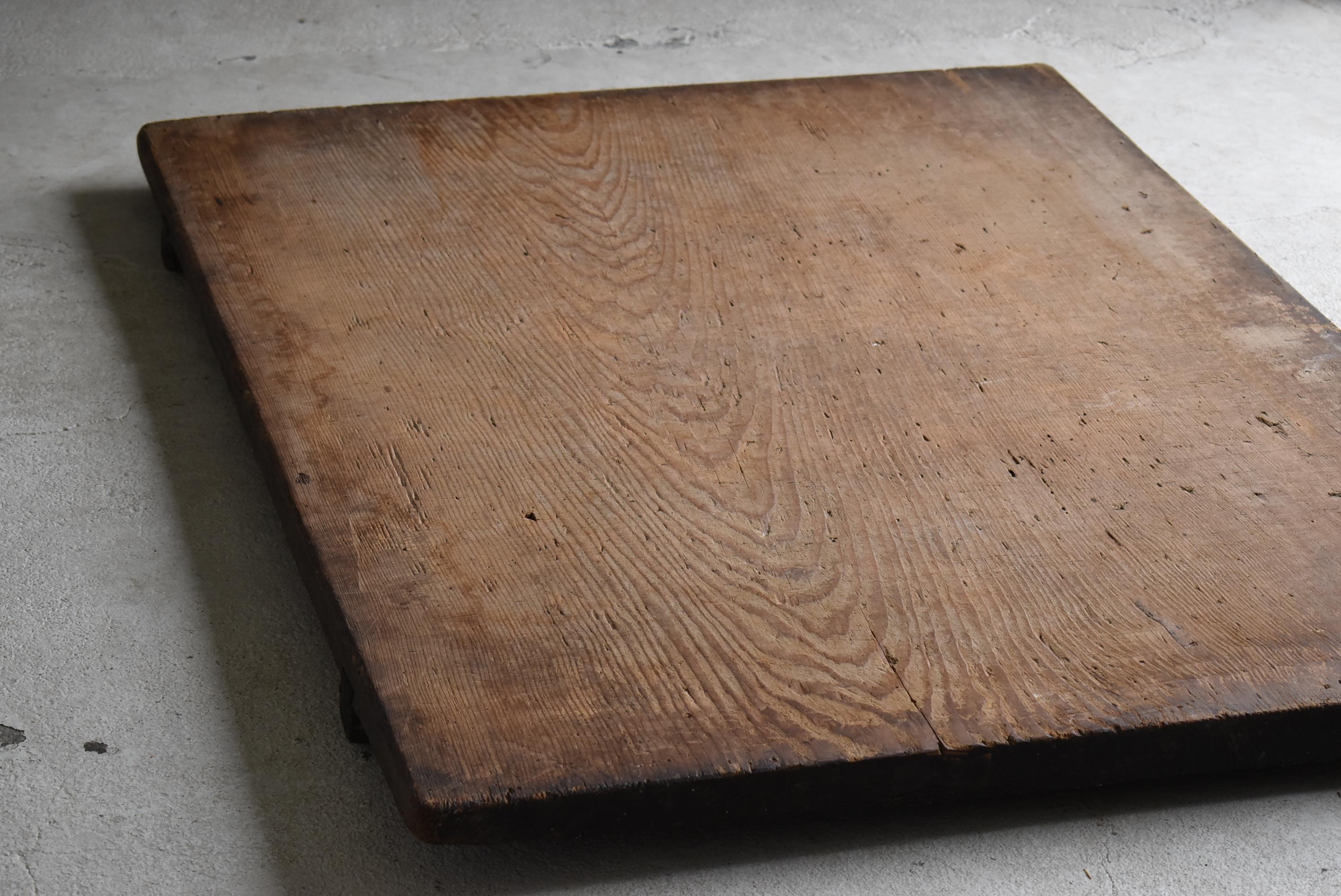 Meiji Japanese Antique Extra-Large Wooden board 1860s-1900s / Wabi Sabi Abstract Art
