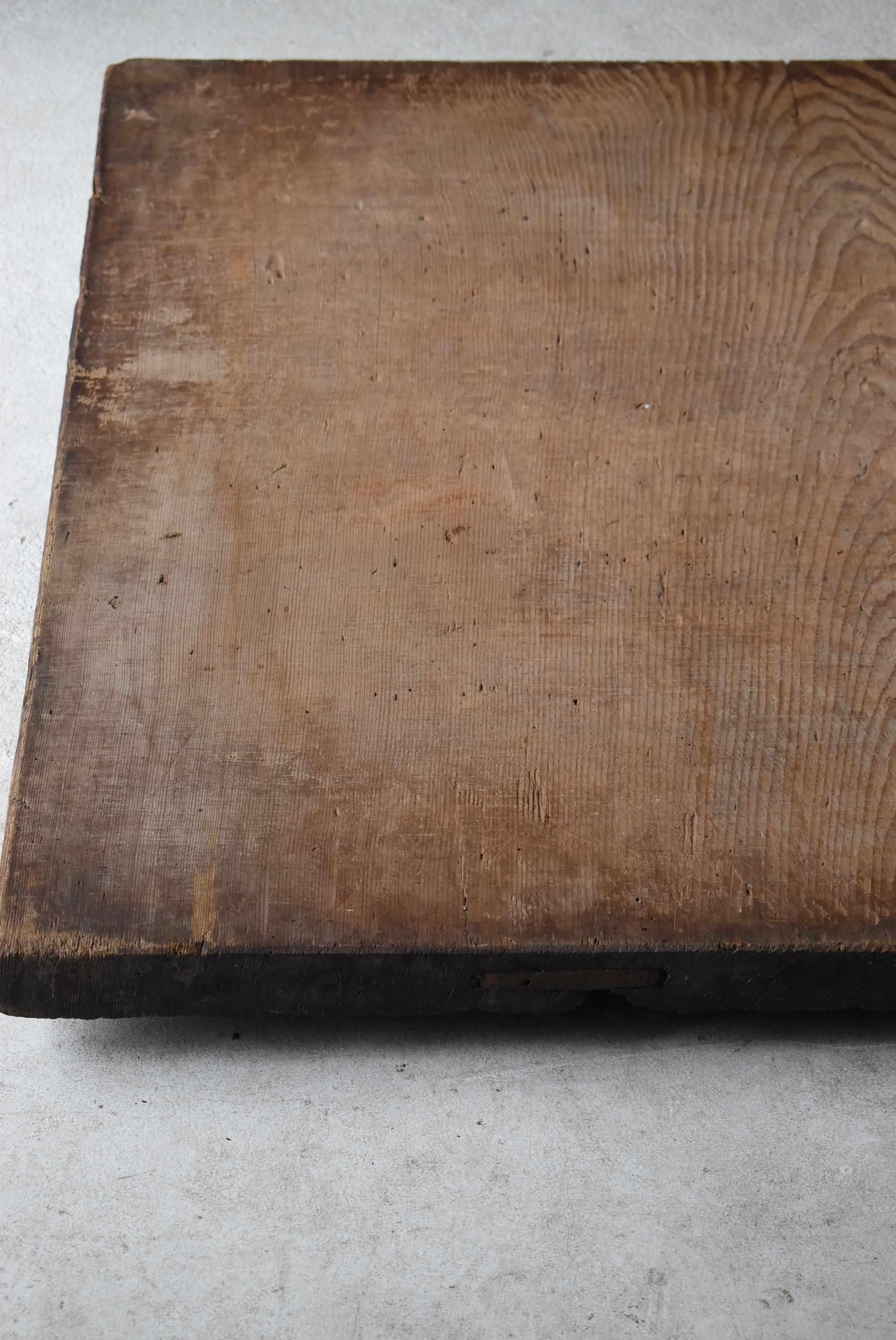 Japanese Antique Extra-Large Wooden board 1860s-1900s / Wabi Sabi Abstract Art In Good Condition In Sammu-shi, Chiba