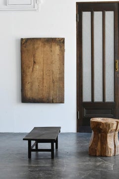 Tavola da lavoro antica giapponese per contadini / produzione 1889 / come un dipinto astratto