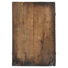 Japanese antique farmer's work board / 1889 production/Like an abstract painting