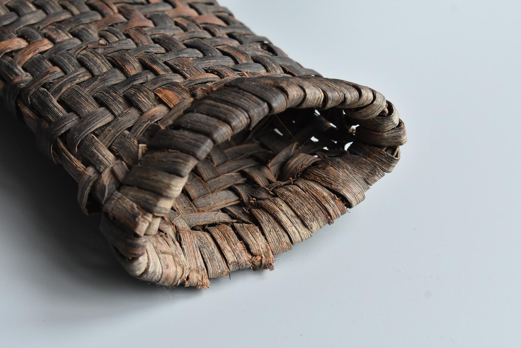 Japanese Antique Farming Tools / Vine Knitting Bag / Wall Hanging Flower Case 2