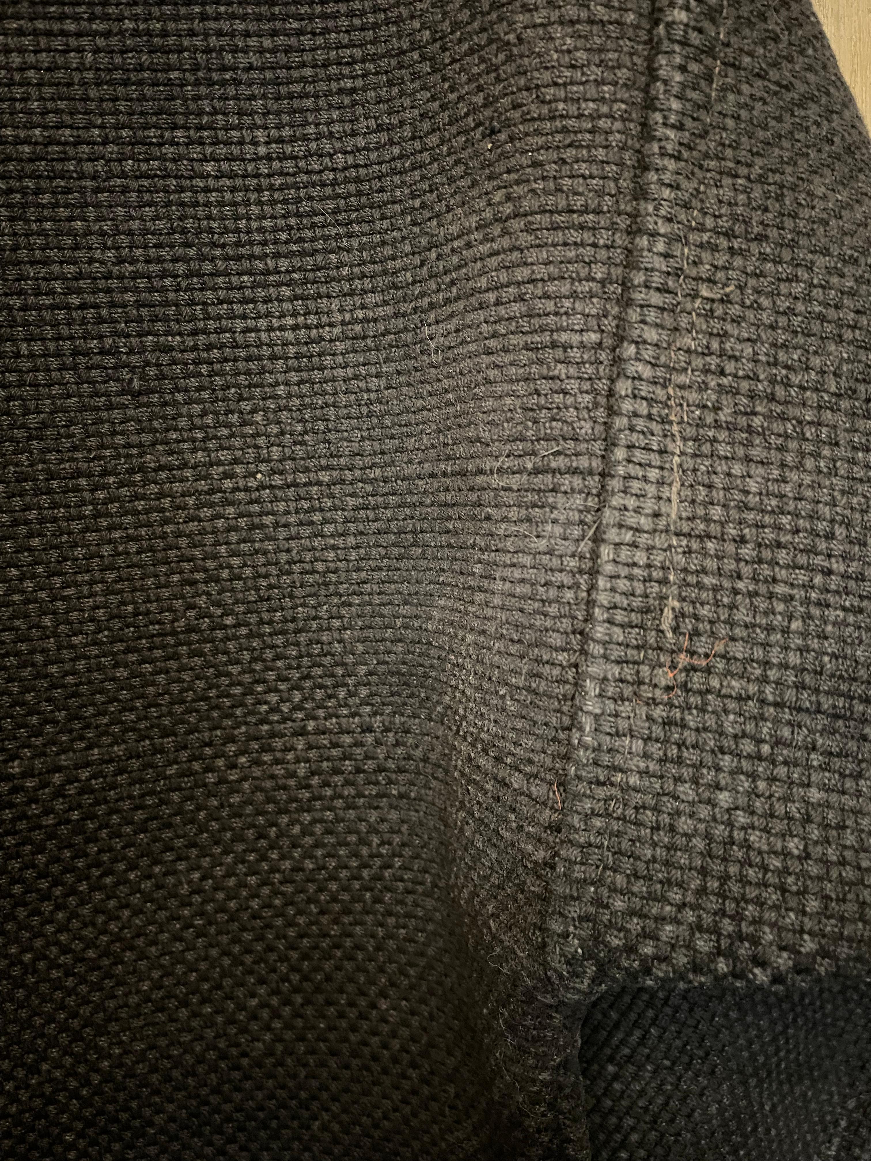 Japanese Antique Fire Fighter Sashiko Banten Oyodocho Reversible 1950s For Sale 8