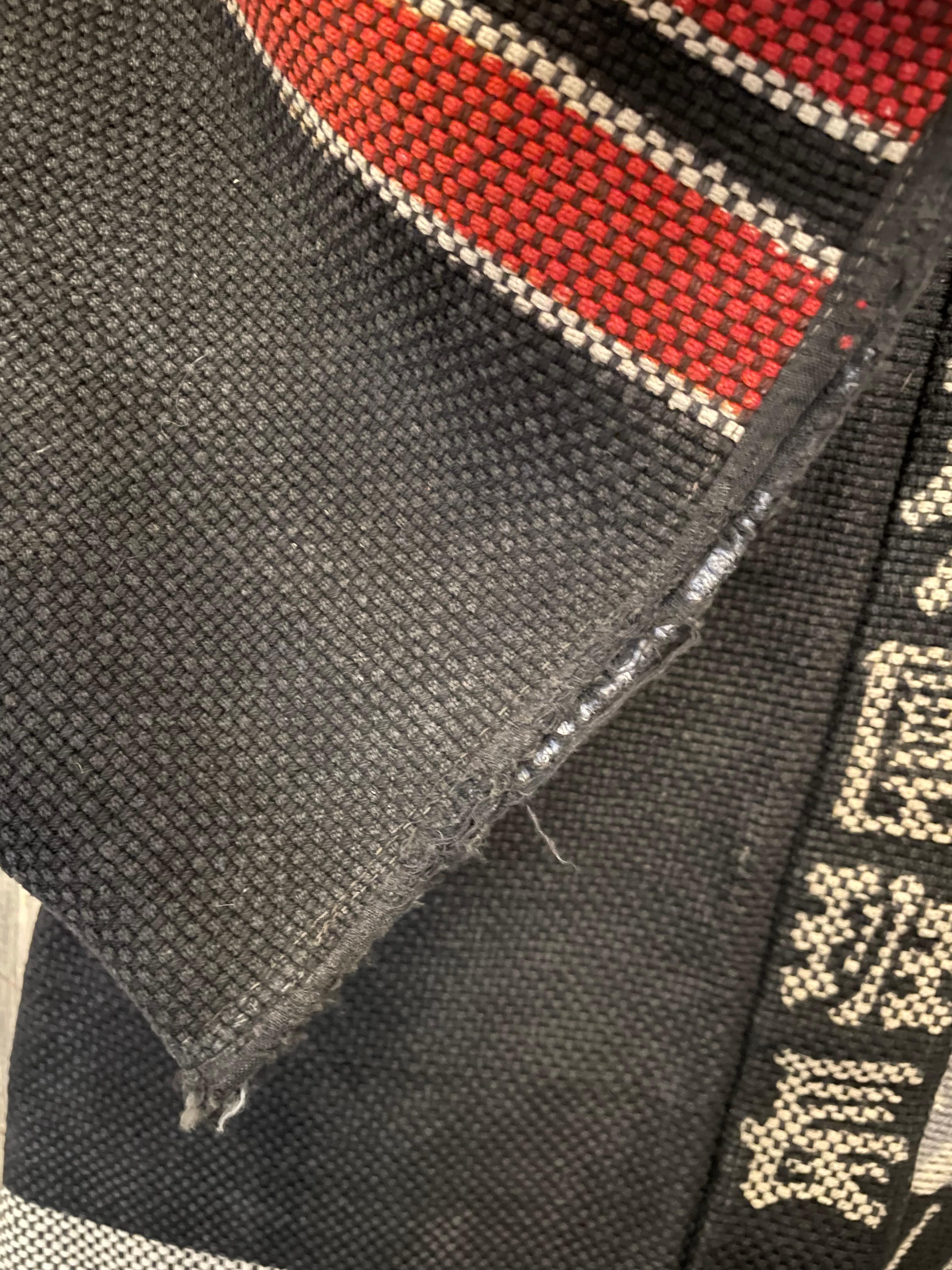 Mid-20th Century Japanese Antique Fire Fighter Sashiko Banten Oyodocho Reversible 1950s For Sale