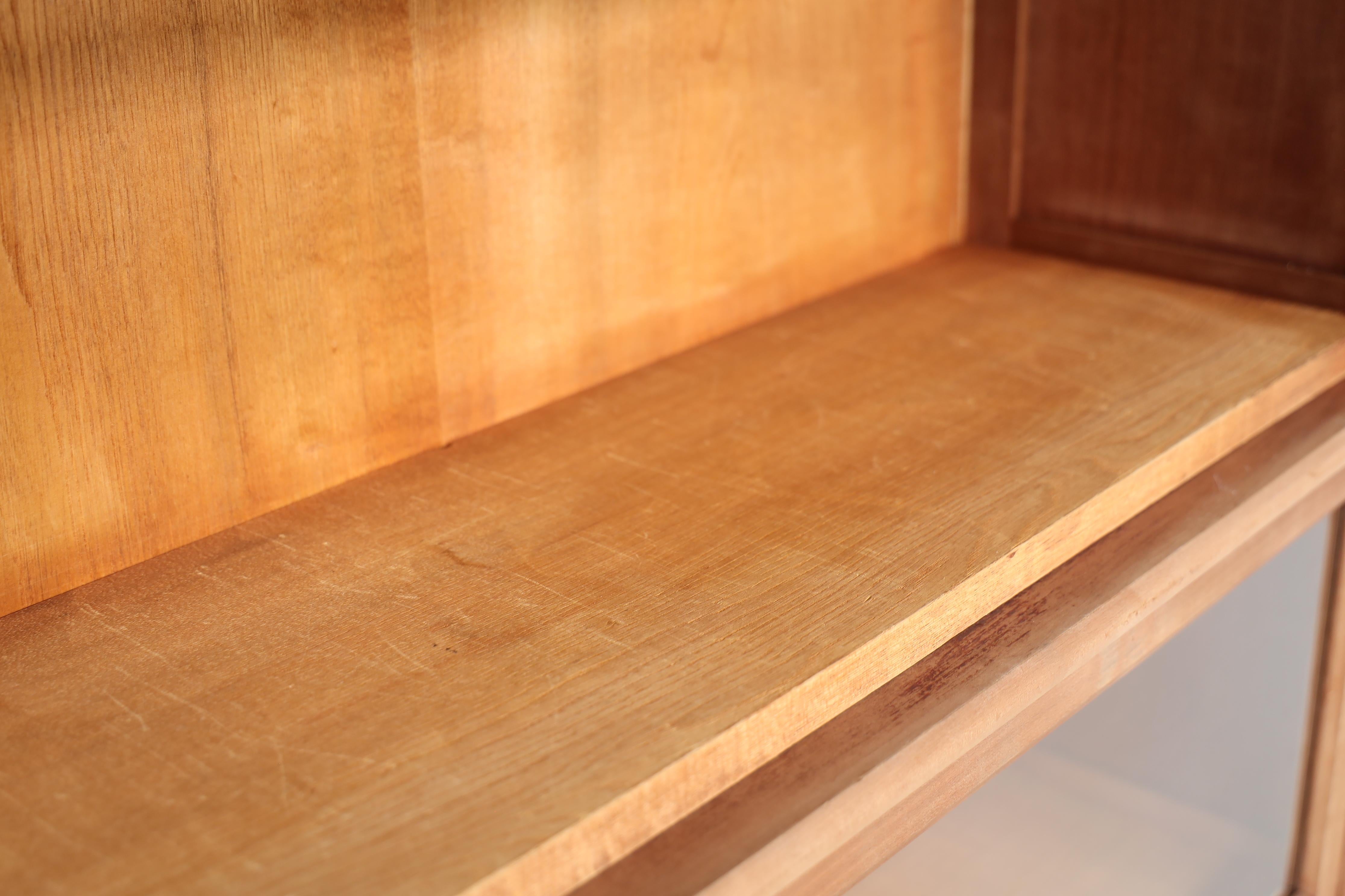 Étagère de rangement de porte à rabat japonaise ancienne, Wabi Sabi, Japandi en vente 5