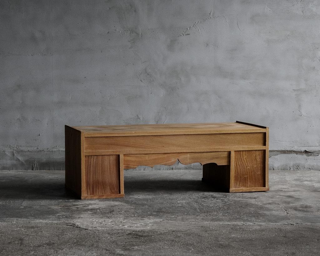 Japanese Antique Floor Writing Desk, Taisho Era (1912-1926), Wabi Sabi 1