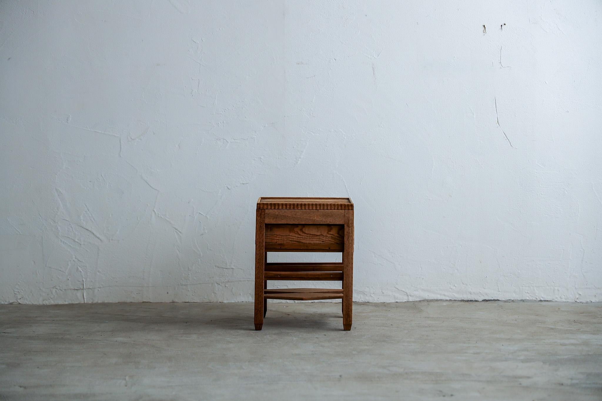 Hand-Carved Japanese Antique flower stand Ⅱ , side table