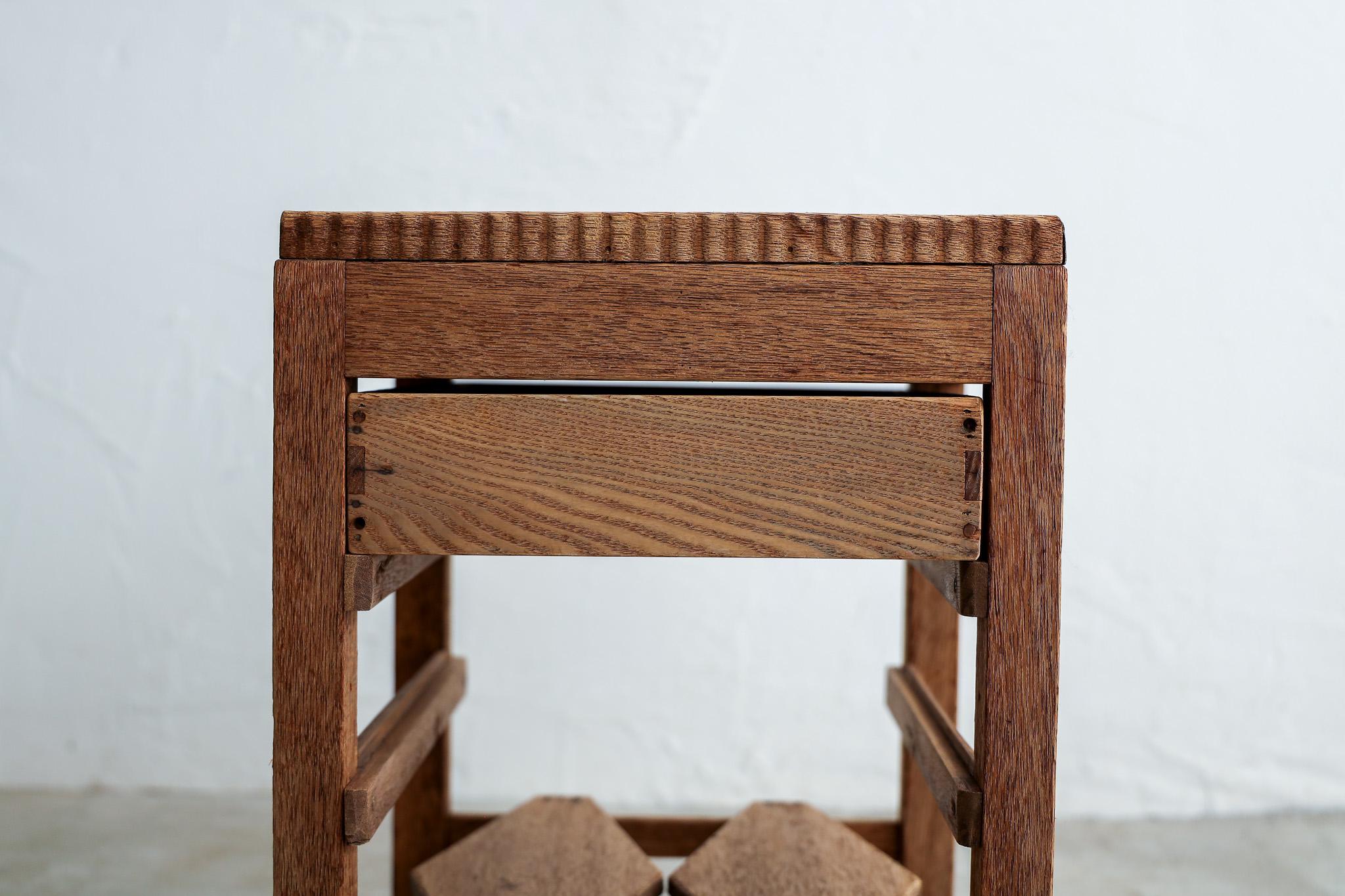 Japanese Antique flower stand Ⅱ , side table In Good Condition In Katori-Shi, 12