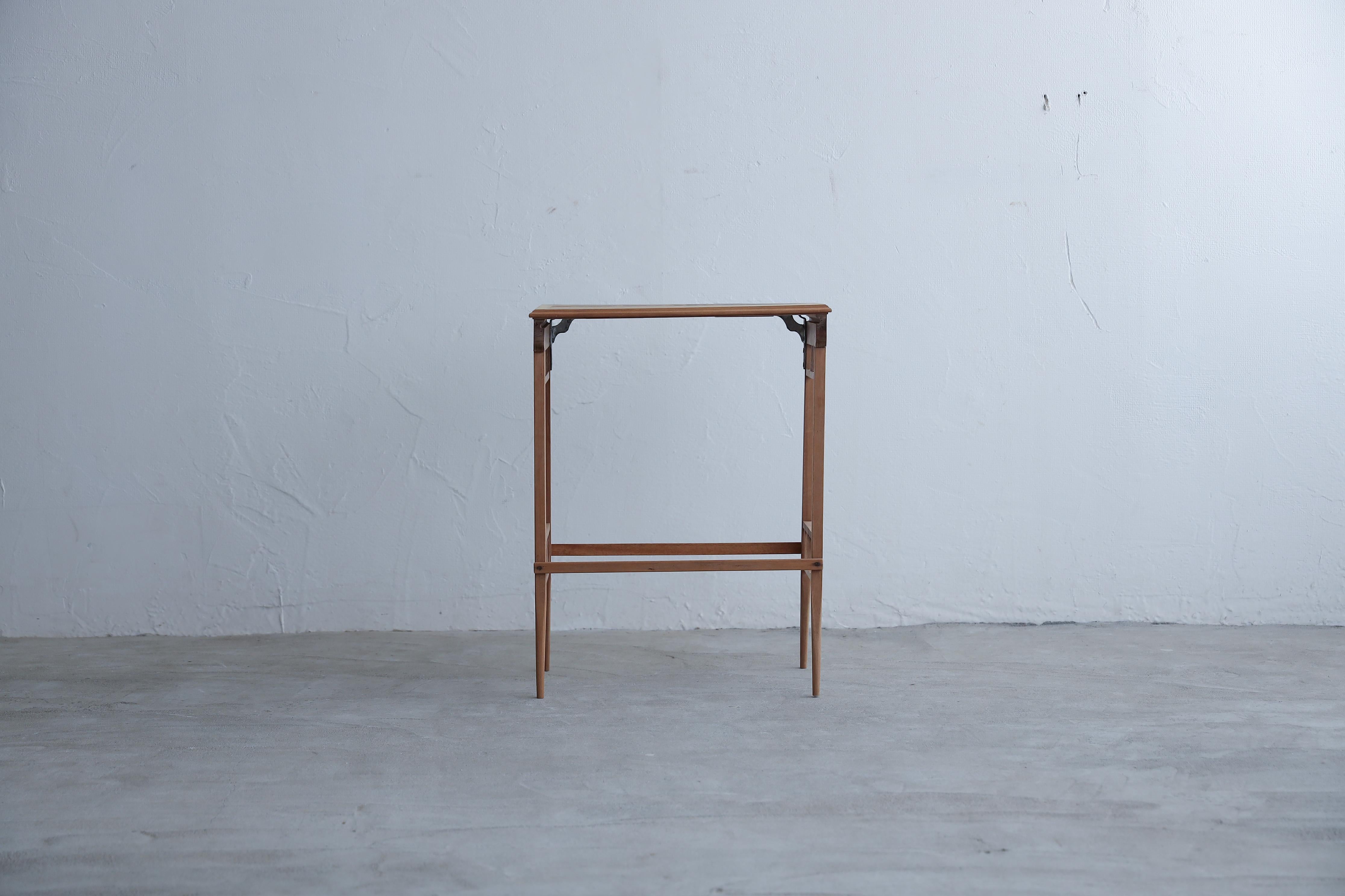 Taisho Japanese Antique flower stand, Wabi-Sabi, Japandi For Sale