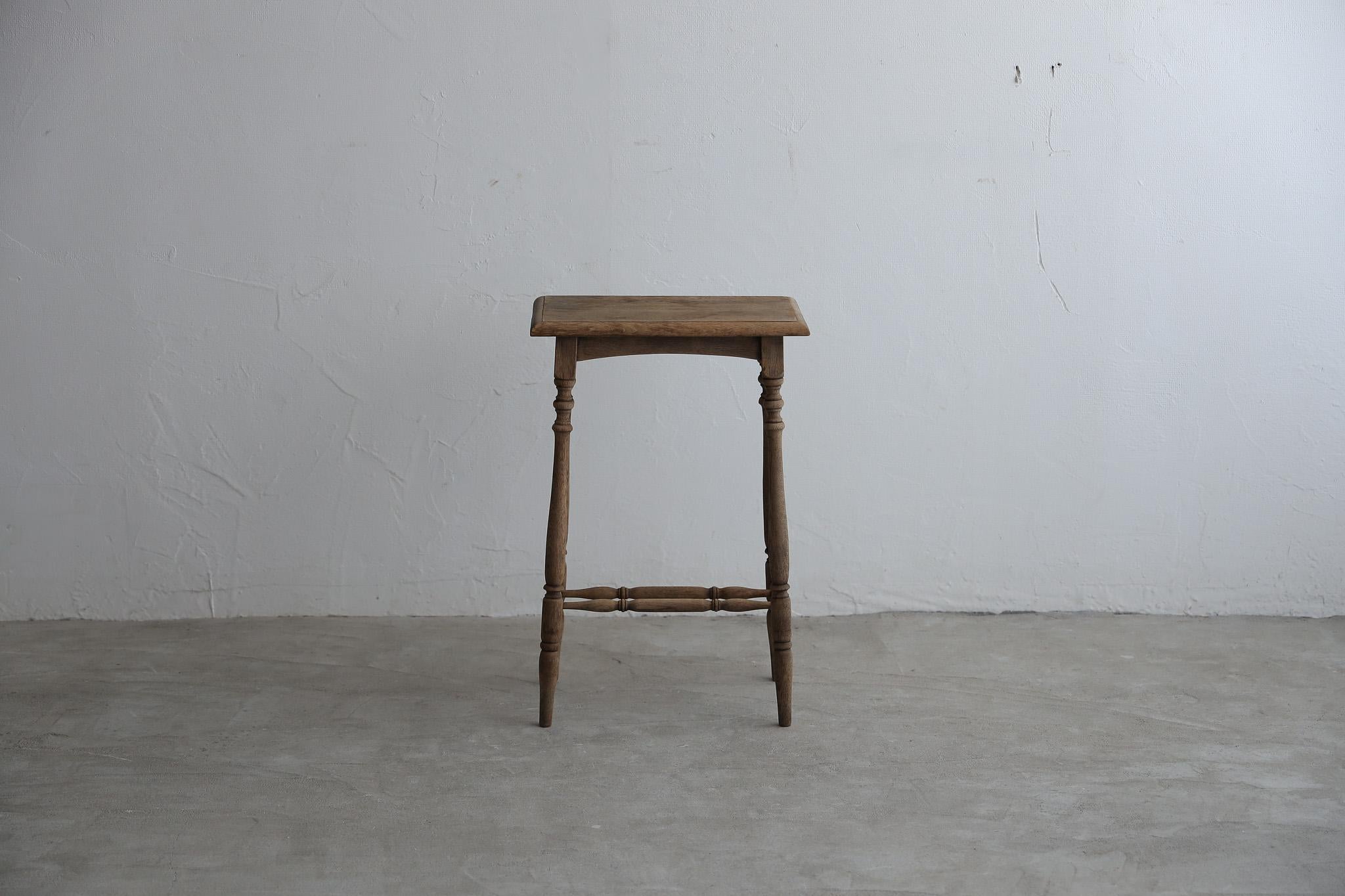 Hand-Carved Japanese Antique flower stand, Wabi-Sabi, Japandi For Sale