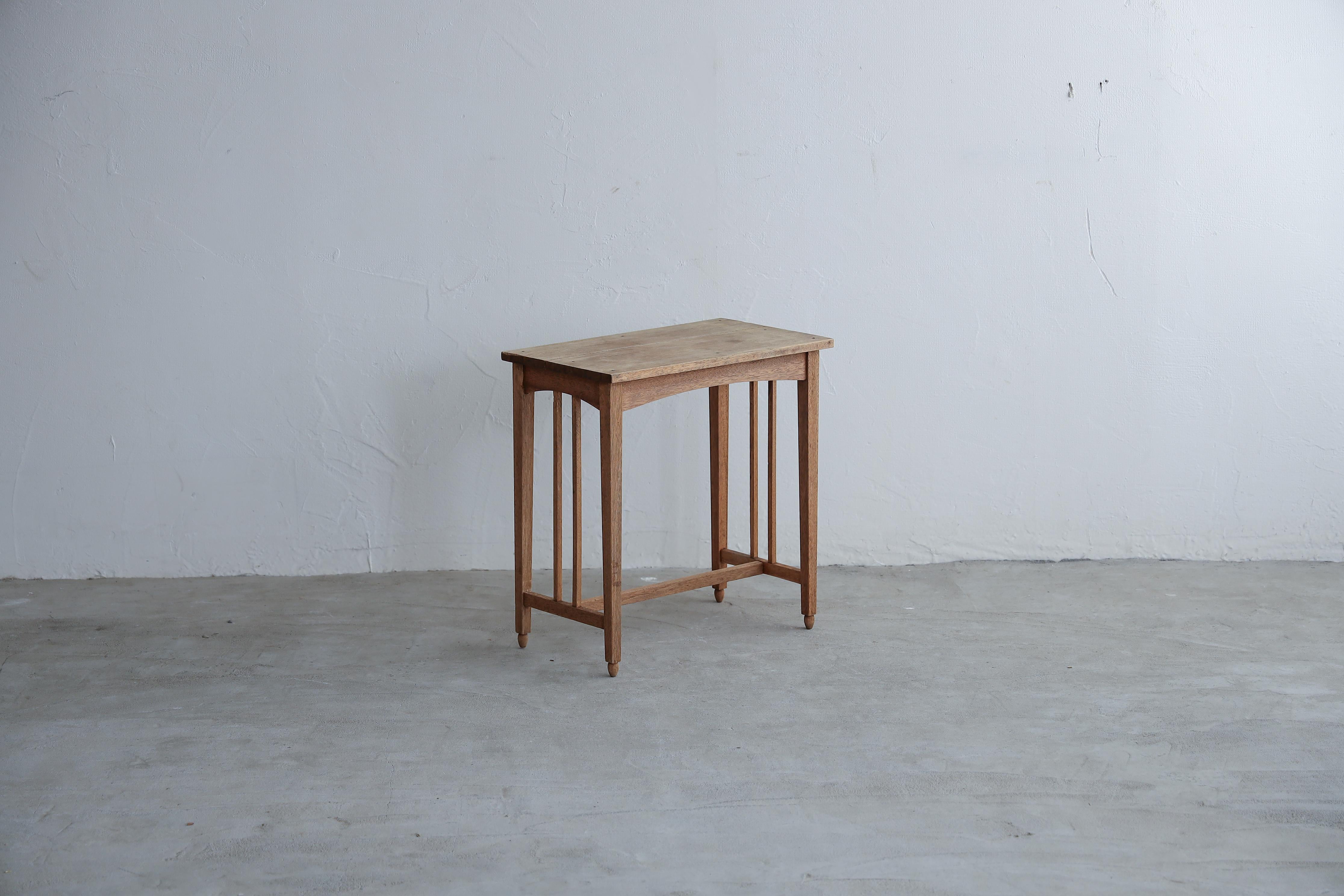 Hand-Carved Japanese Antique flower stand, Wabi-Sabi, Japandi For Sale