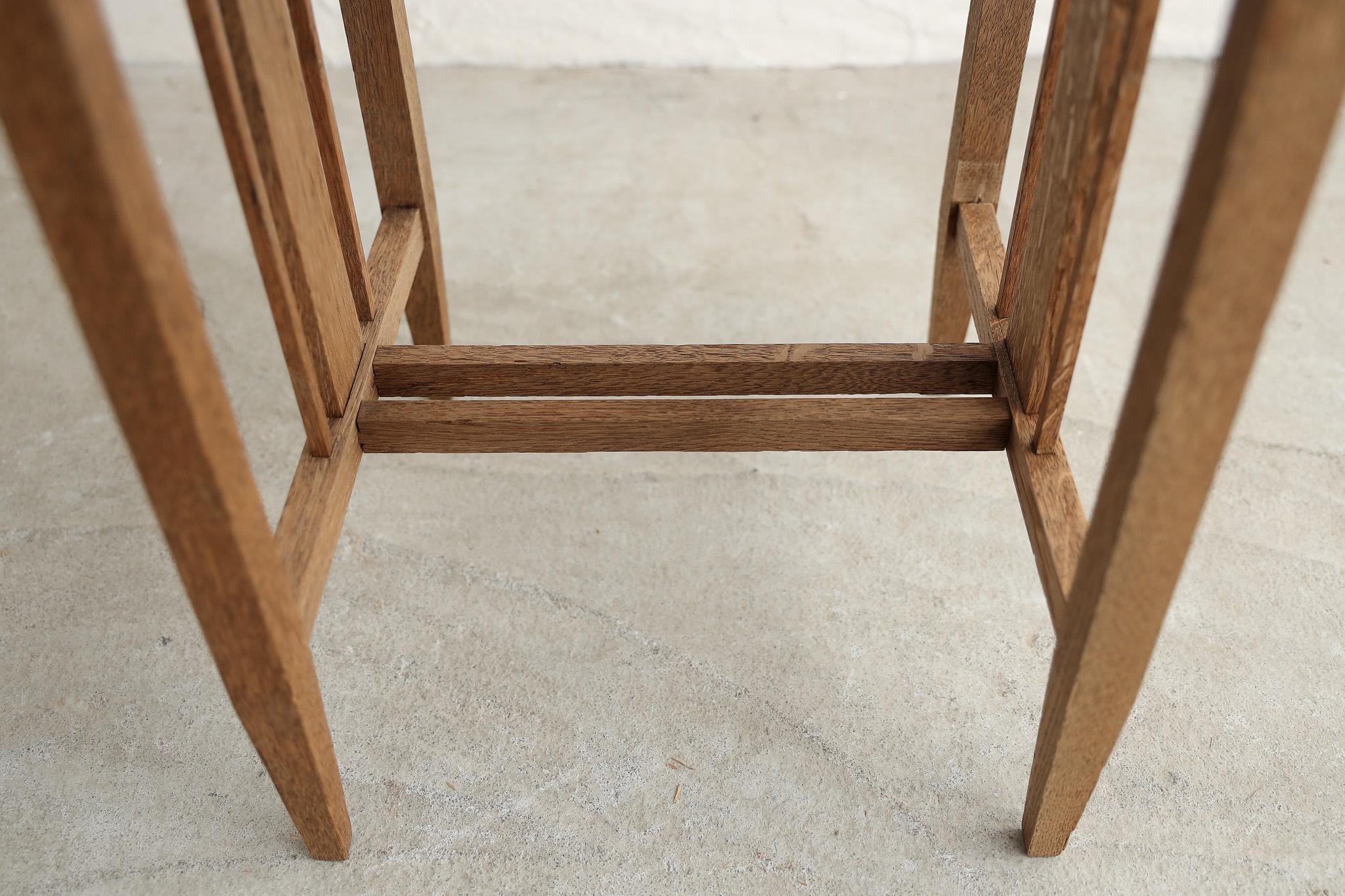 Wood Japanese Antique flower stand, Wabi-Sabi, Japandi For Sale