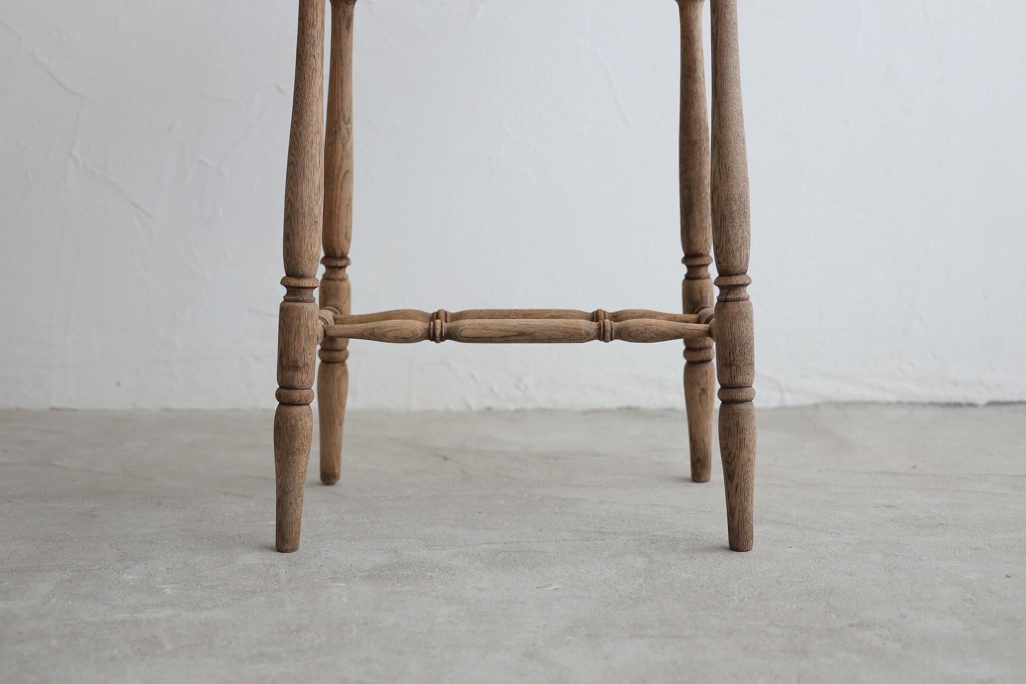Wood Japanese Antique flower stand, Wabi-Sabi, Japandi For Sale