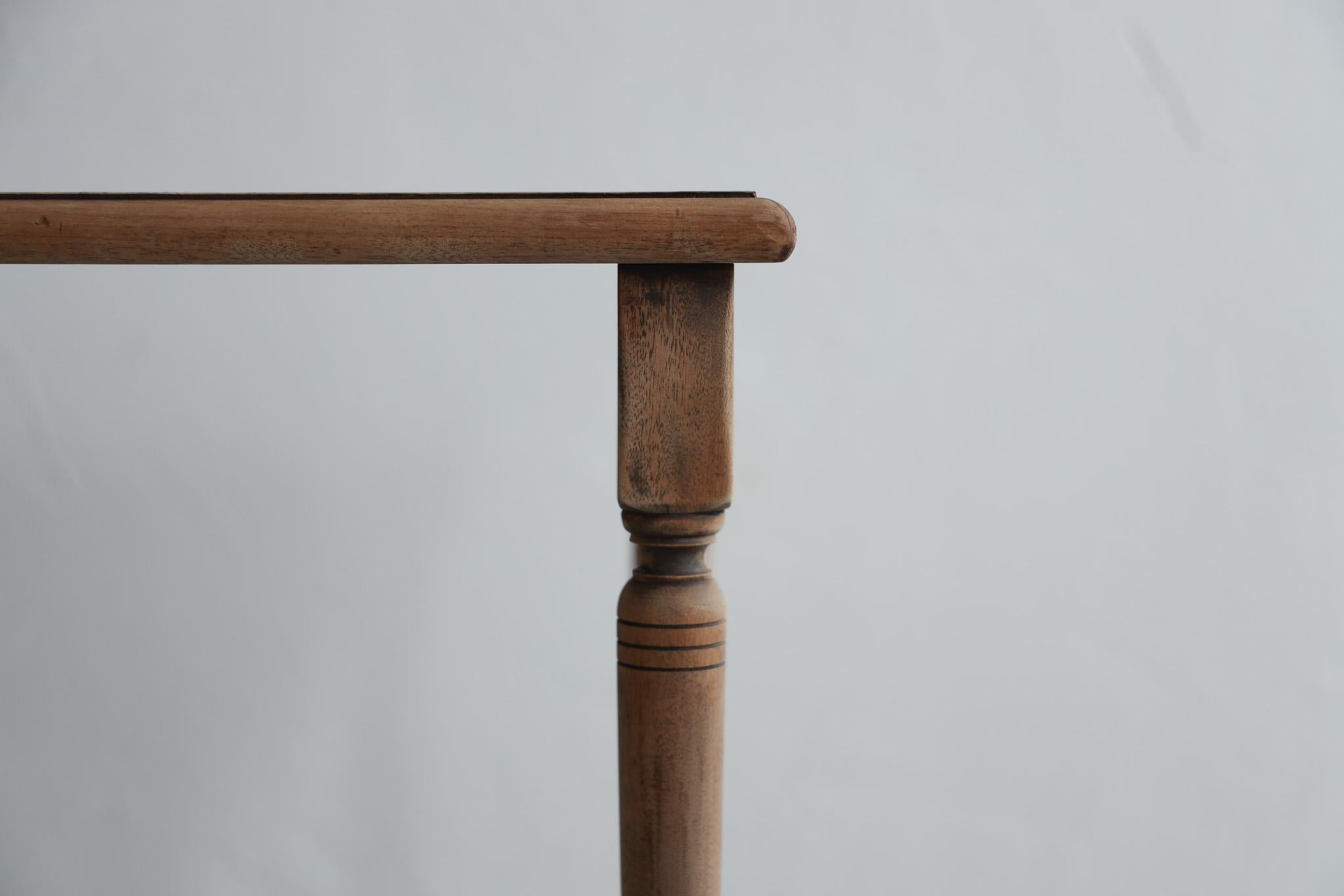 Wood Japanese Antique flower stand, Wabi-Sabi, Japandi For Sale