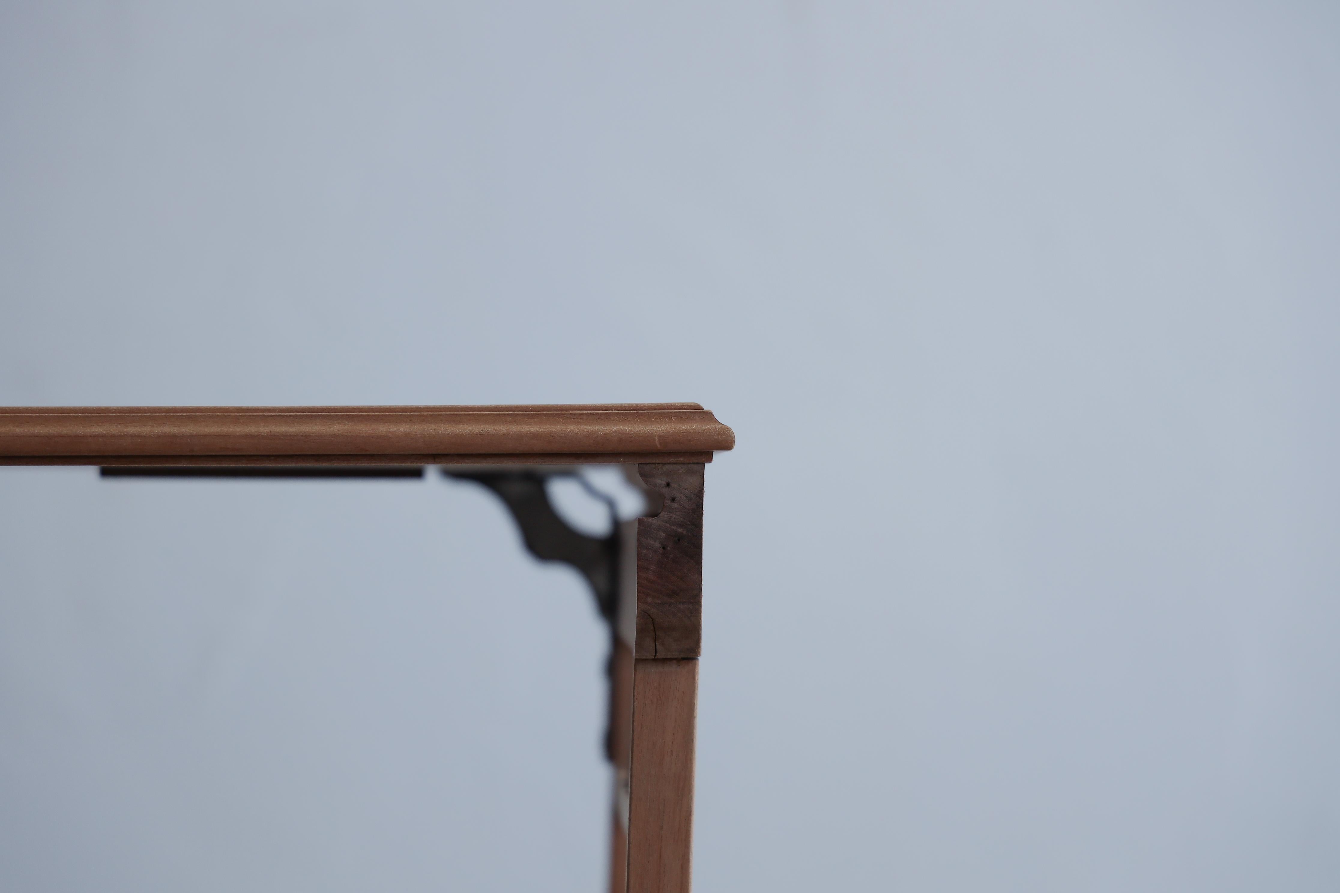 Wood Japanese Antique flower stand, Wabi-Sabi, Japandi For Sale
