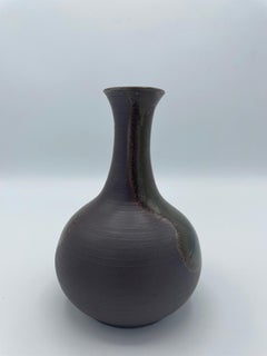 Japanese Antique Flower Vase Tokoname Ware 1970s