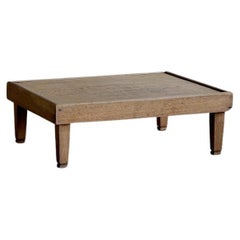 Japanese Antique Folding Low Table "Chabudai" in Oak, Circa 1926