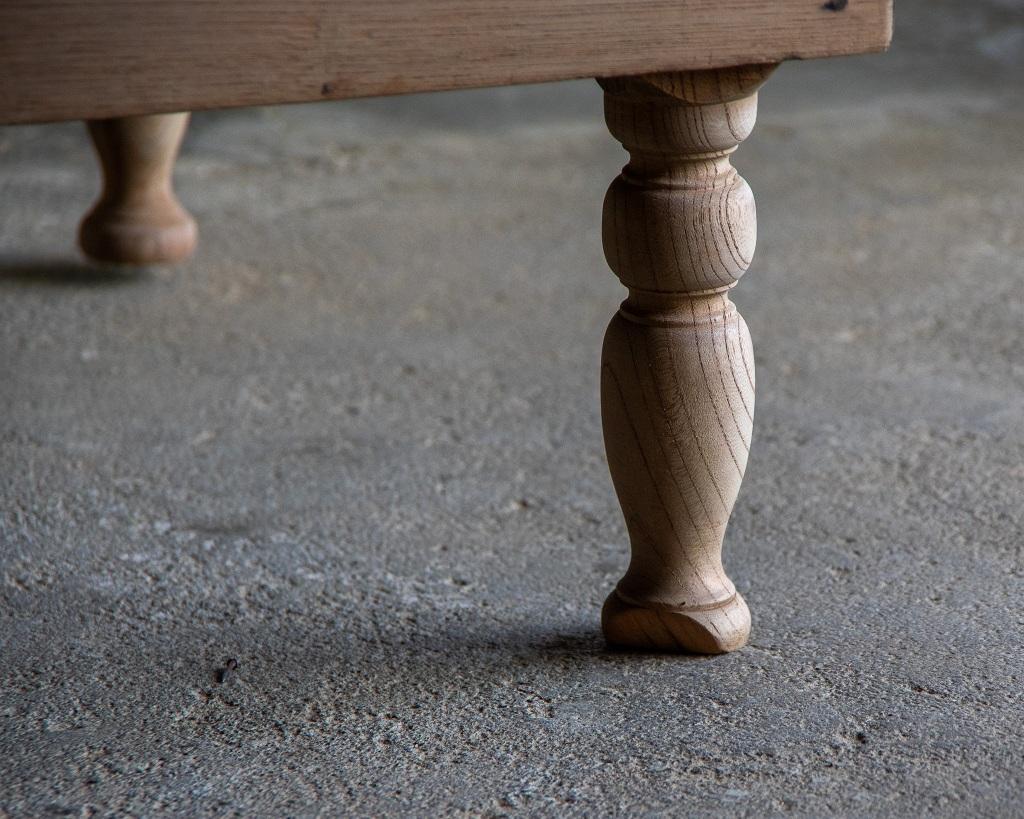 Wood Japanese Antique Folding Low Table 