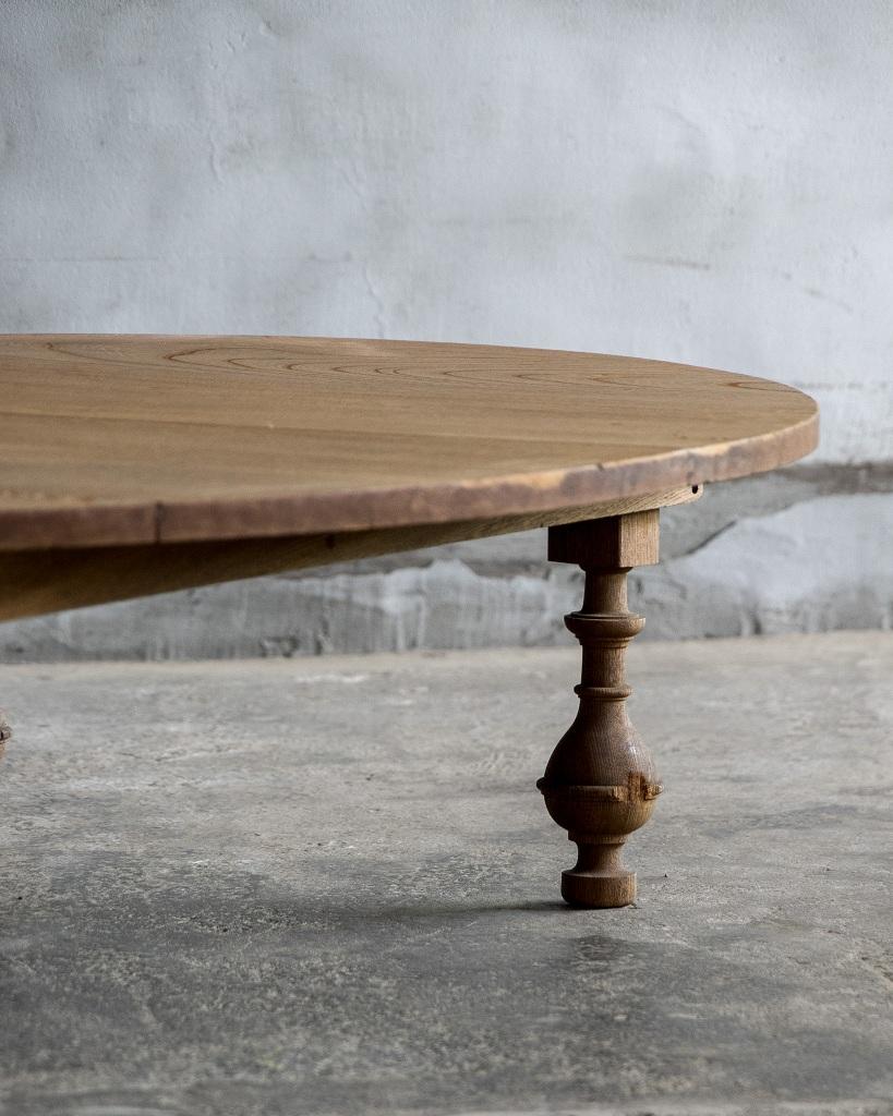 Table basse ronde pliante japonaise 