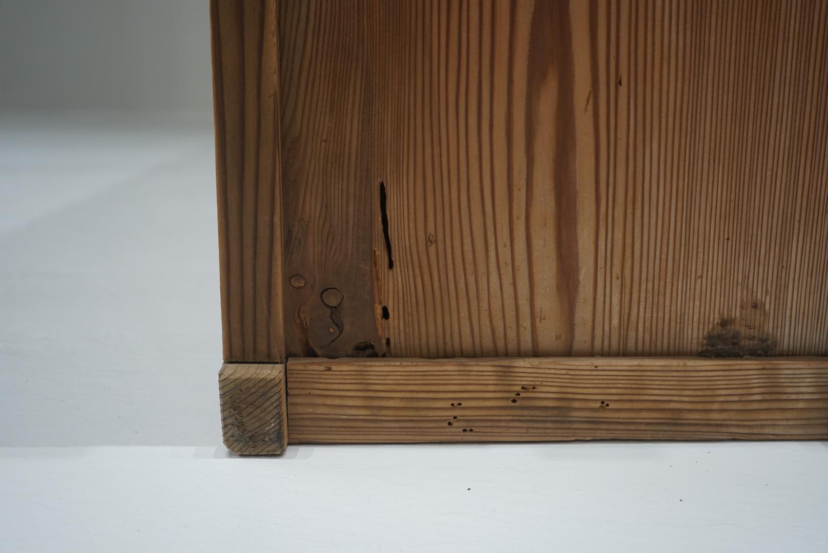 Credenza antica giapponese in vetro Vetrina 1920-1930 Wabi-Sabi in vendita 8
