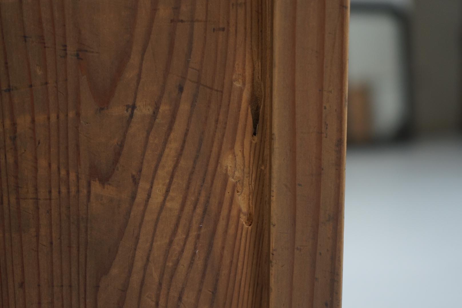 Credenza antica giapponese in vetro Vetrina 1920-1930 Wabi-Sabi in vendita 10