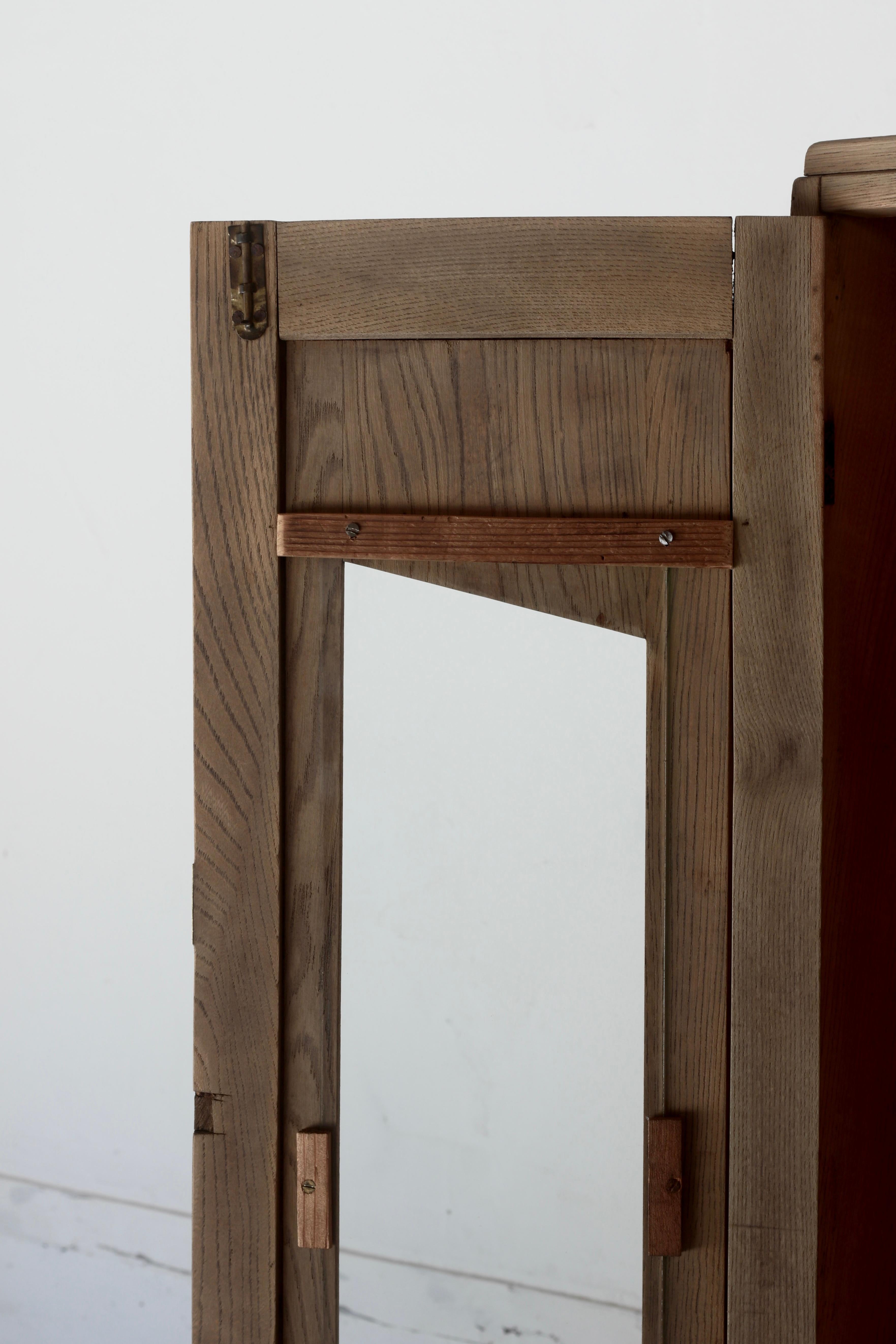 Japanese Antique / Glass Door Cabinet / Taisho Period / WabiSabi 2