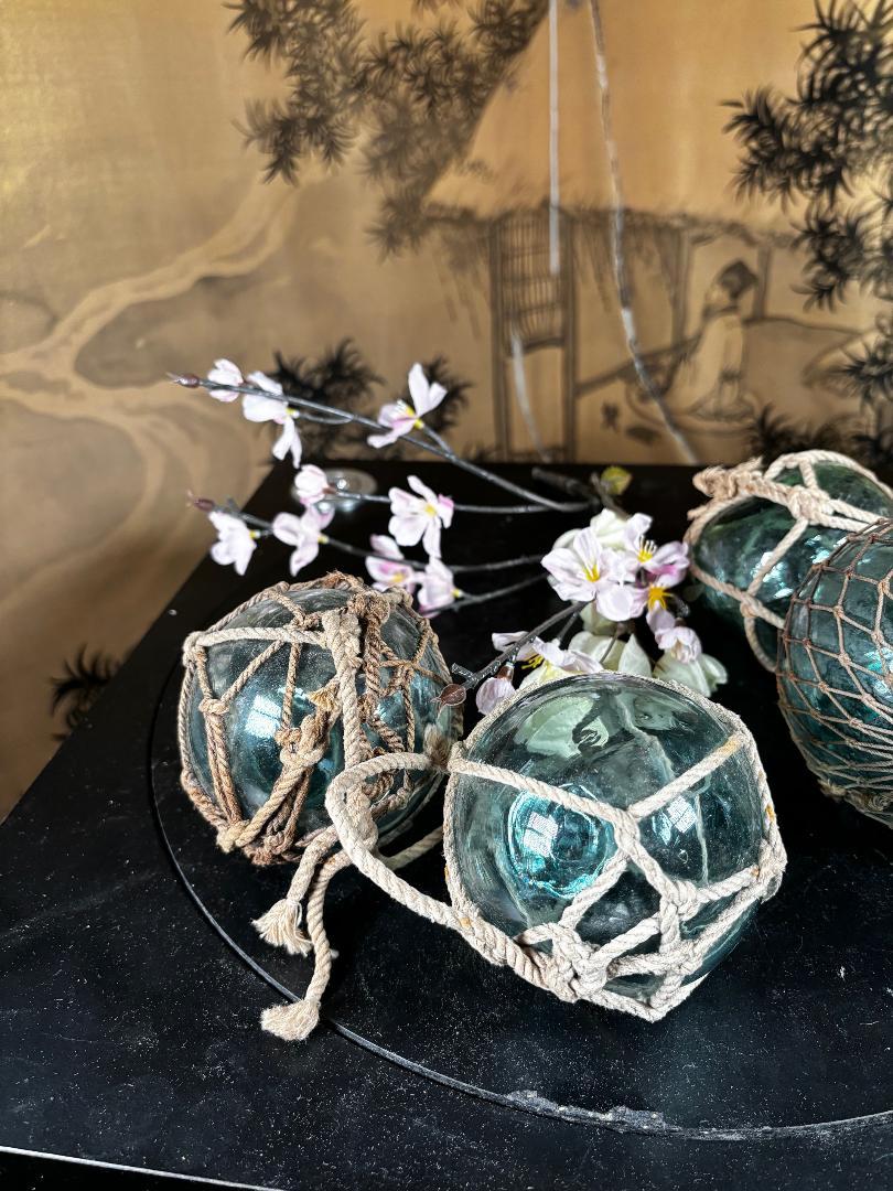 Japanese Antique Glass Fishing Floats Collection  2