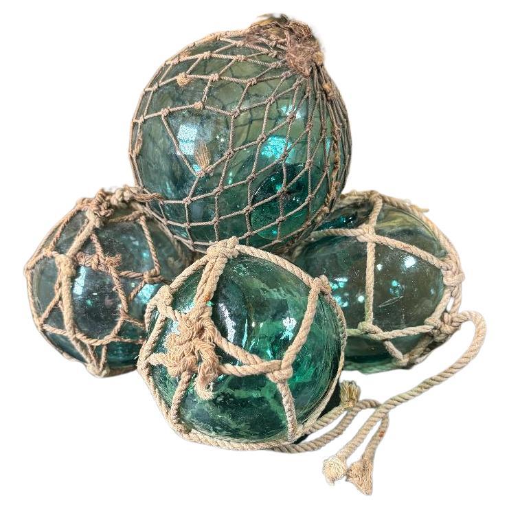 Japanese Antique Glass Fishing Floats Collection at 1stDibs