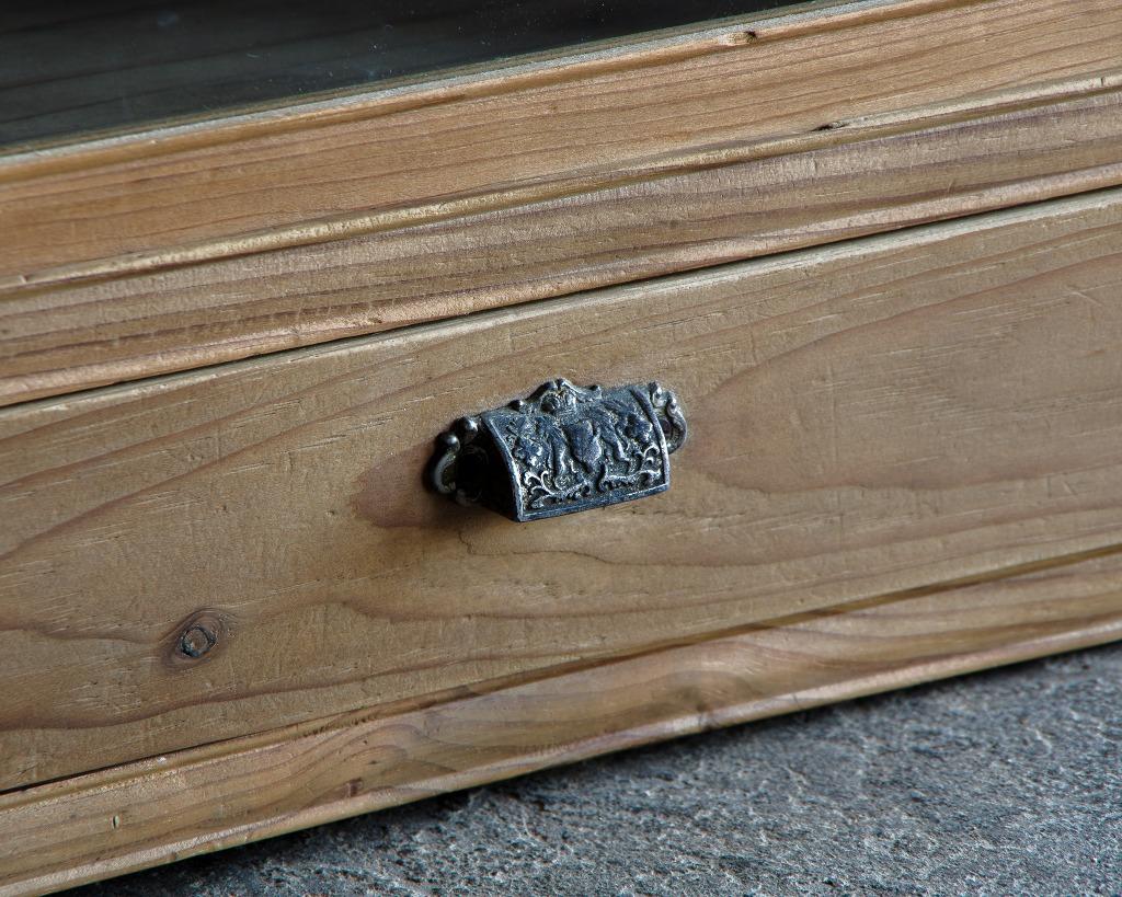 Japanese Antique Glass Sliding Door Cupboard, Taisho Era'Early 1900s', Wabi Sabi For Sale 11