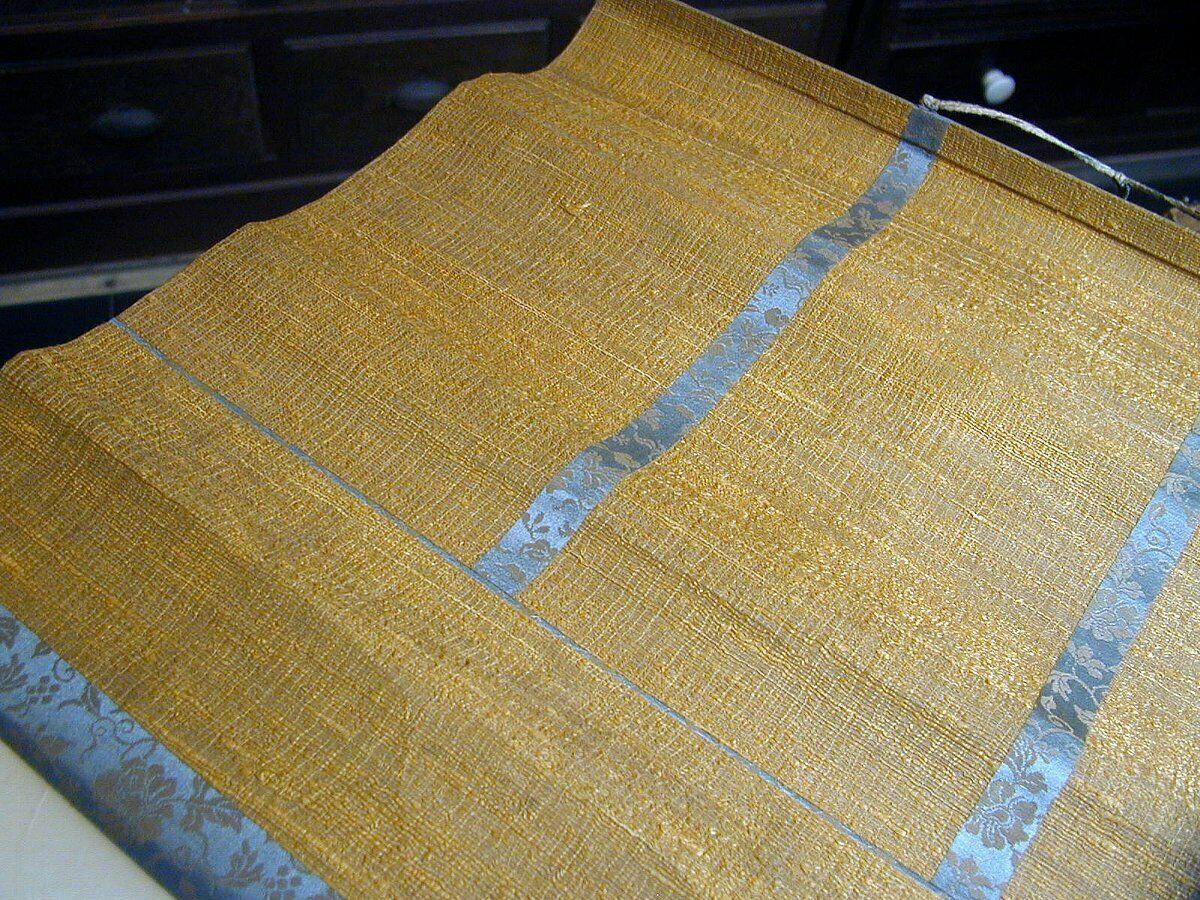 Japanese Antique Gold Silk 