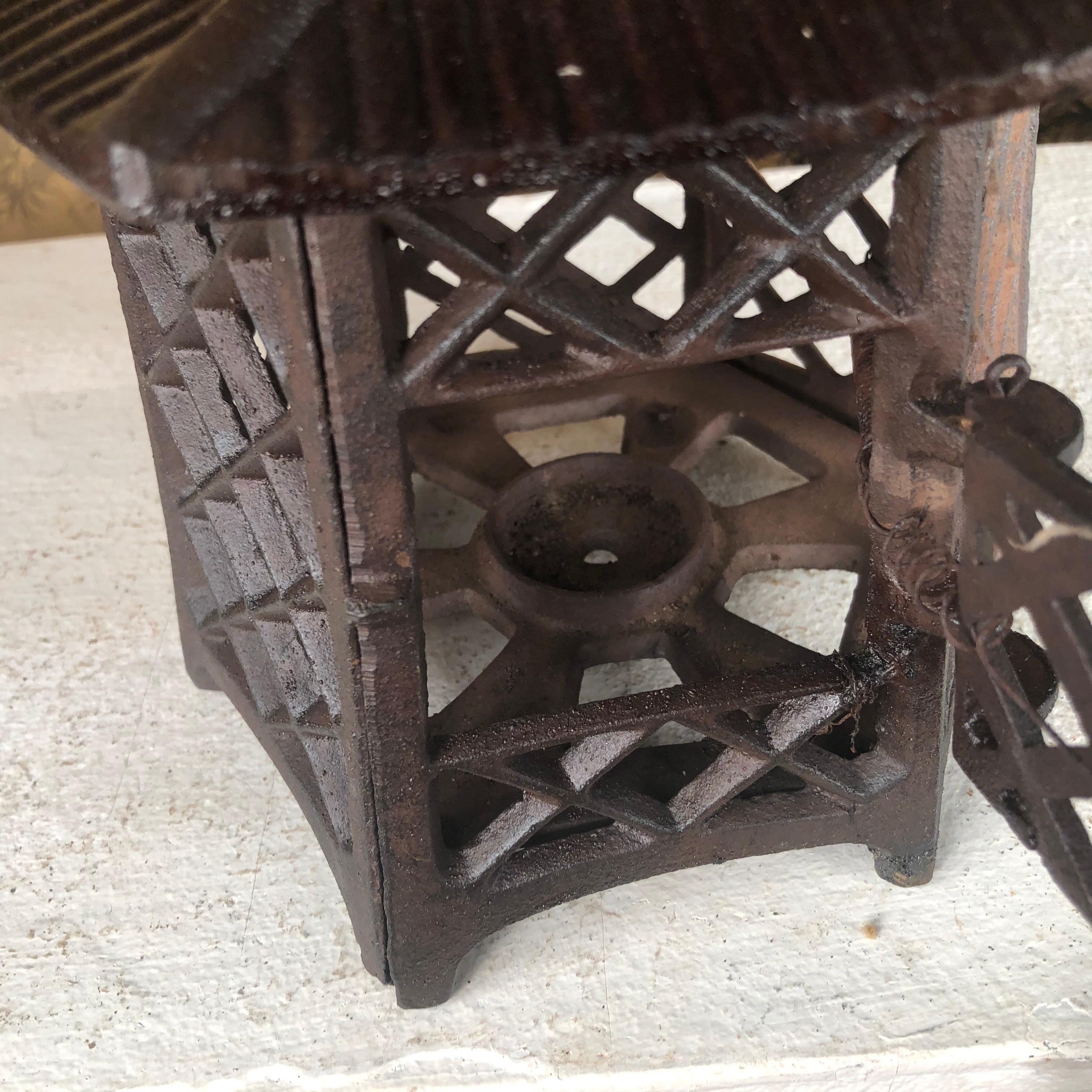 cast iron japanese lantern