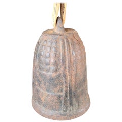 Japanese Antique Hand Cast Temple Bell, Old Kyoto Collection
