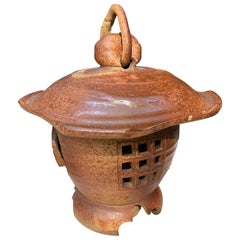Japanese Old Hanging Lantern, One-of-a-Kind 