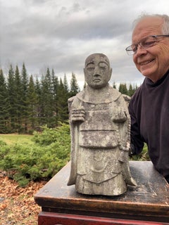 Japanese Antique Mala Beads Jizo Spiritual Guardian of Travelers