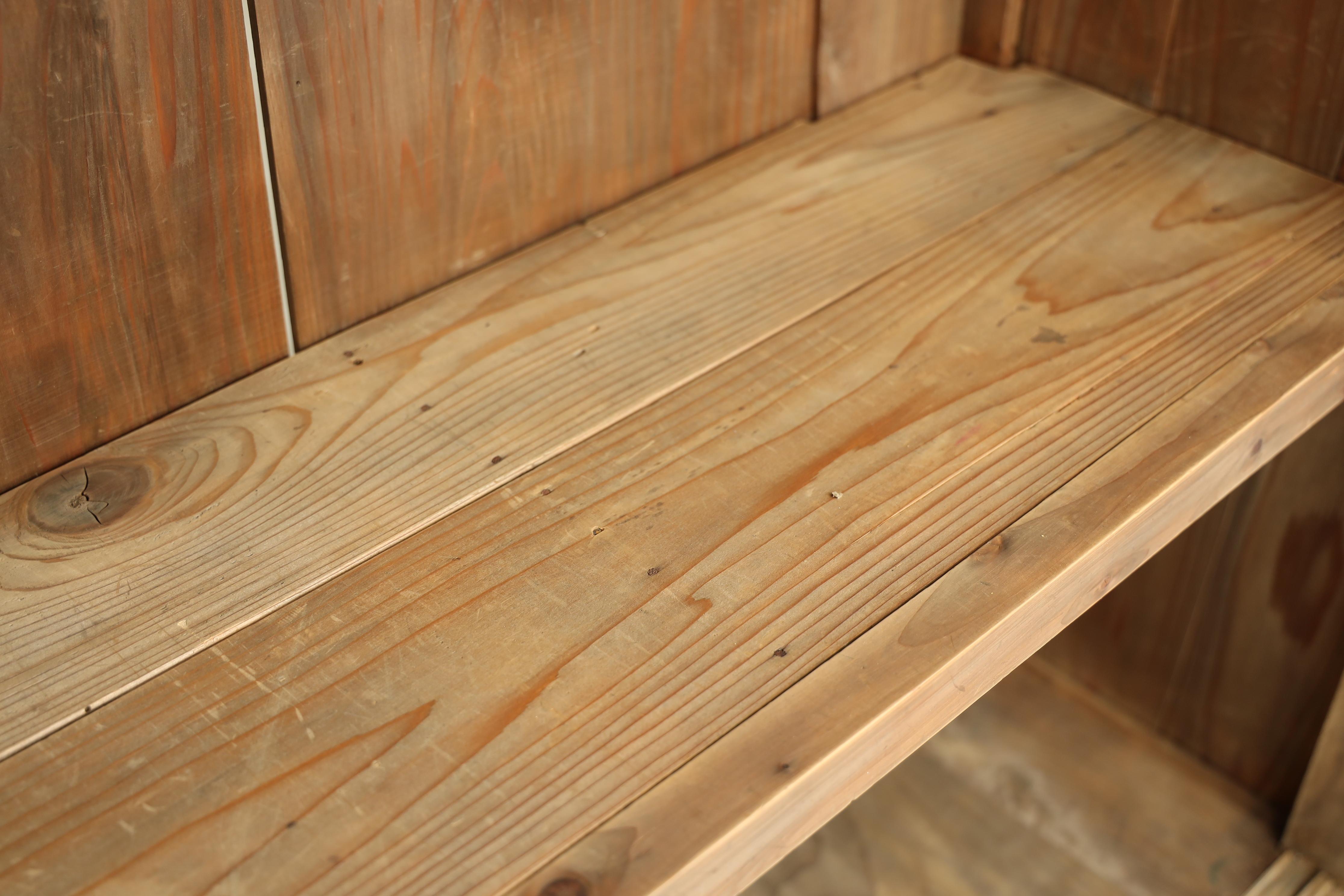 Armadio giapponese antico ad ante scorrevoli in legno di Hinoki , Wood Sabi, Japandi in vendita 3