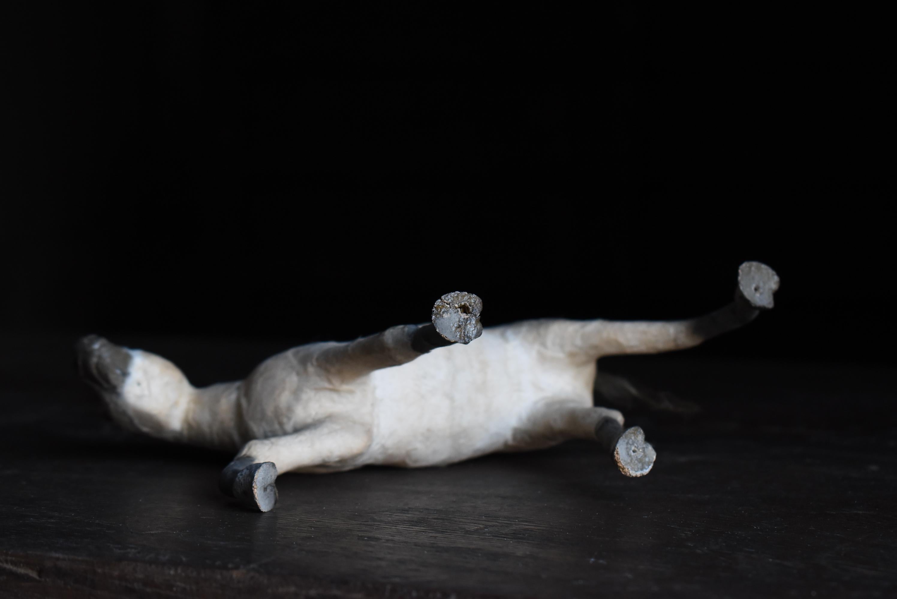 Figurine japonaise ancienne de cheval 1900s-1940s / Objects for Objects Wabi Sabi en vente 3