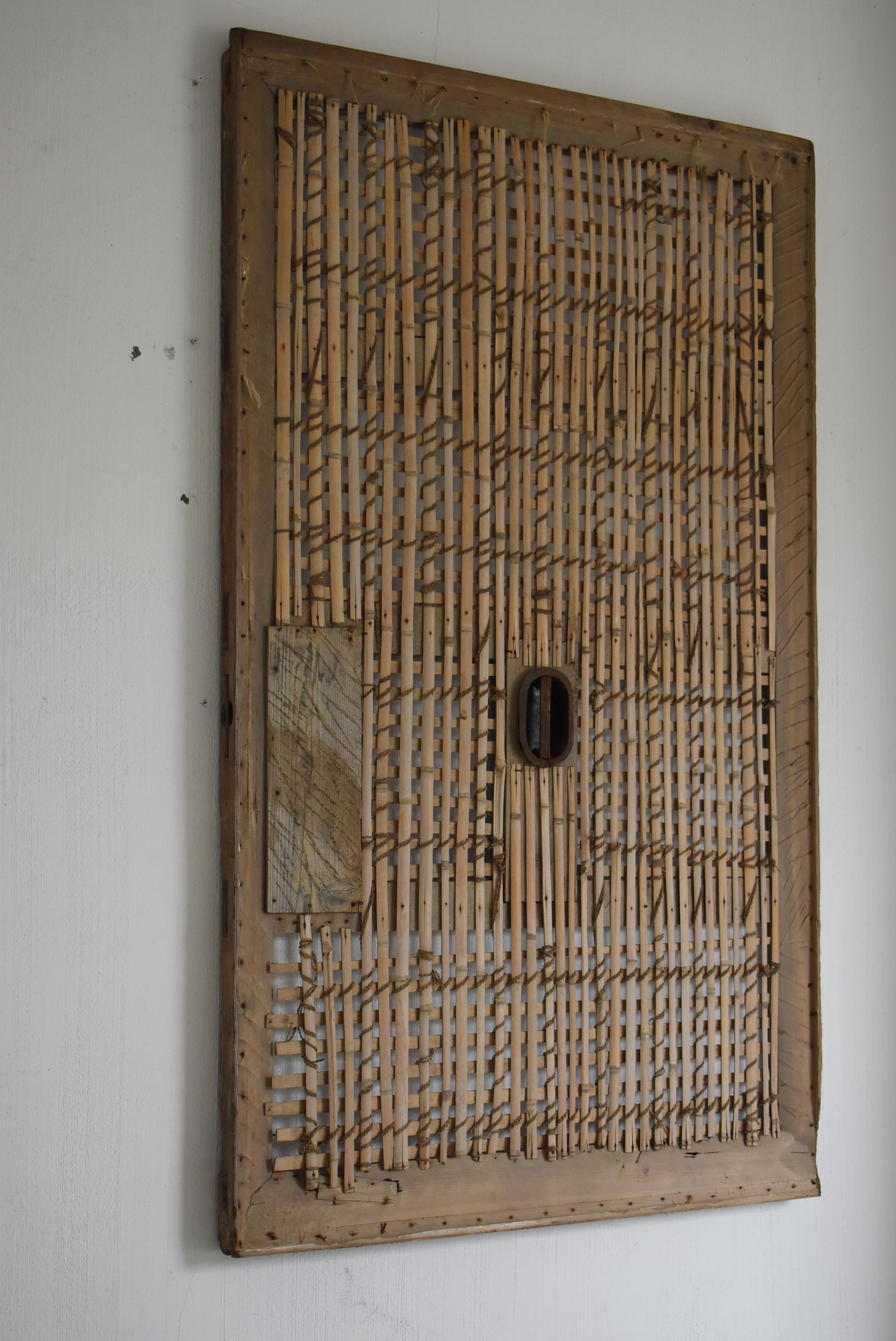 20th Century Japanese Antique Huge Door 1860s-1900s / Architecture Abstract Art Wabisabi