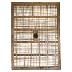 Japanese Antique Huge Door 'Abstract Art' 1800s-1900s/Architecture Wabi-Sabi