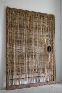 Japanese Antique huge Door 'Abstract Art' 1800s-1900s/Architecture Wabisabi
