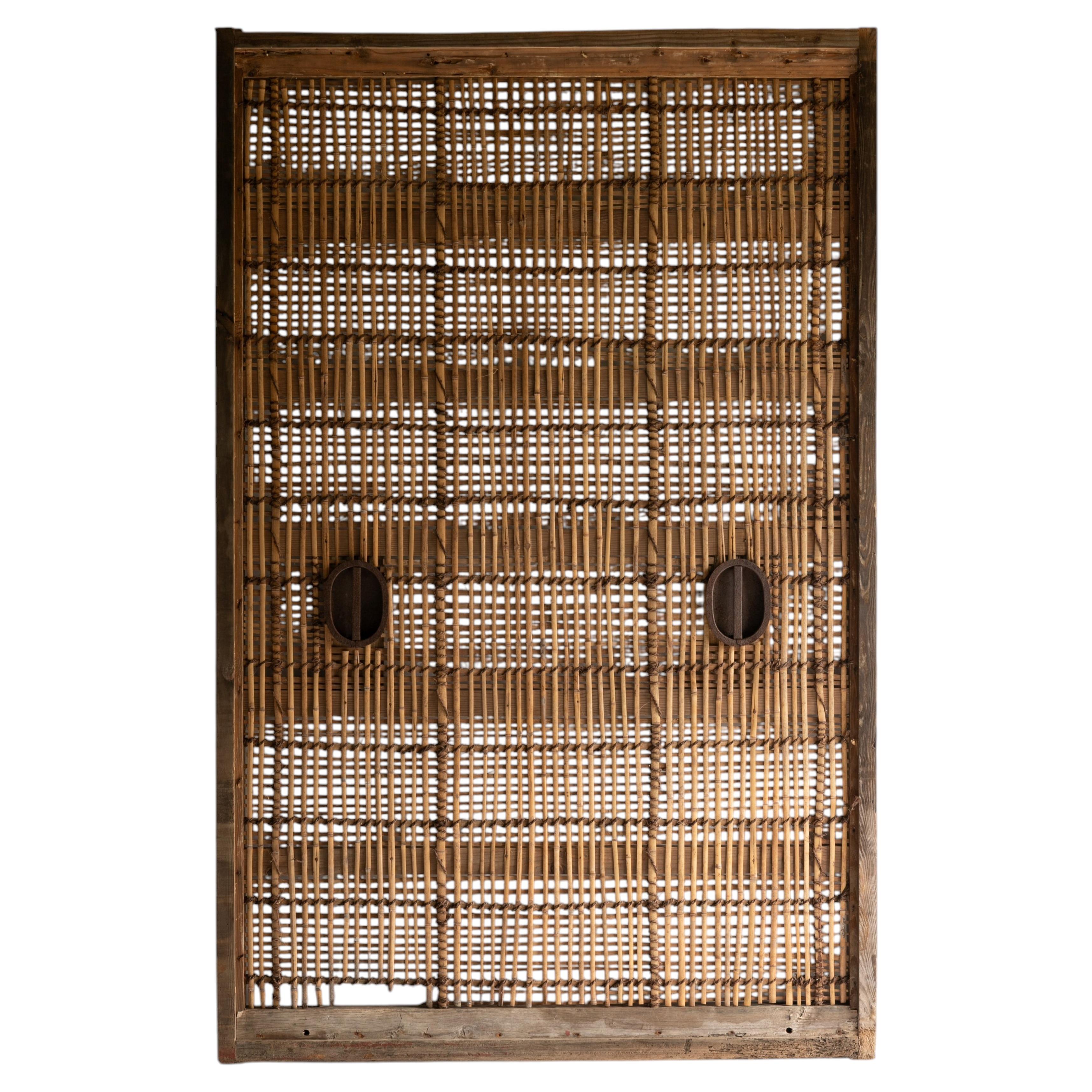 Japanese Antique Huge Door " Wall Decoration " 1860s-1900s / Wabi Sabi"