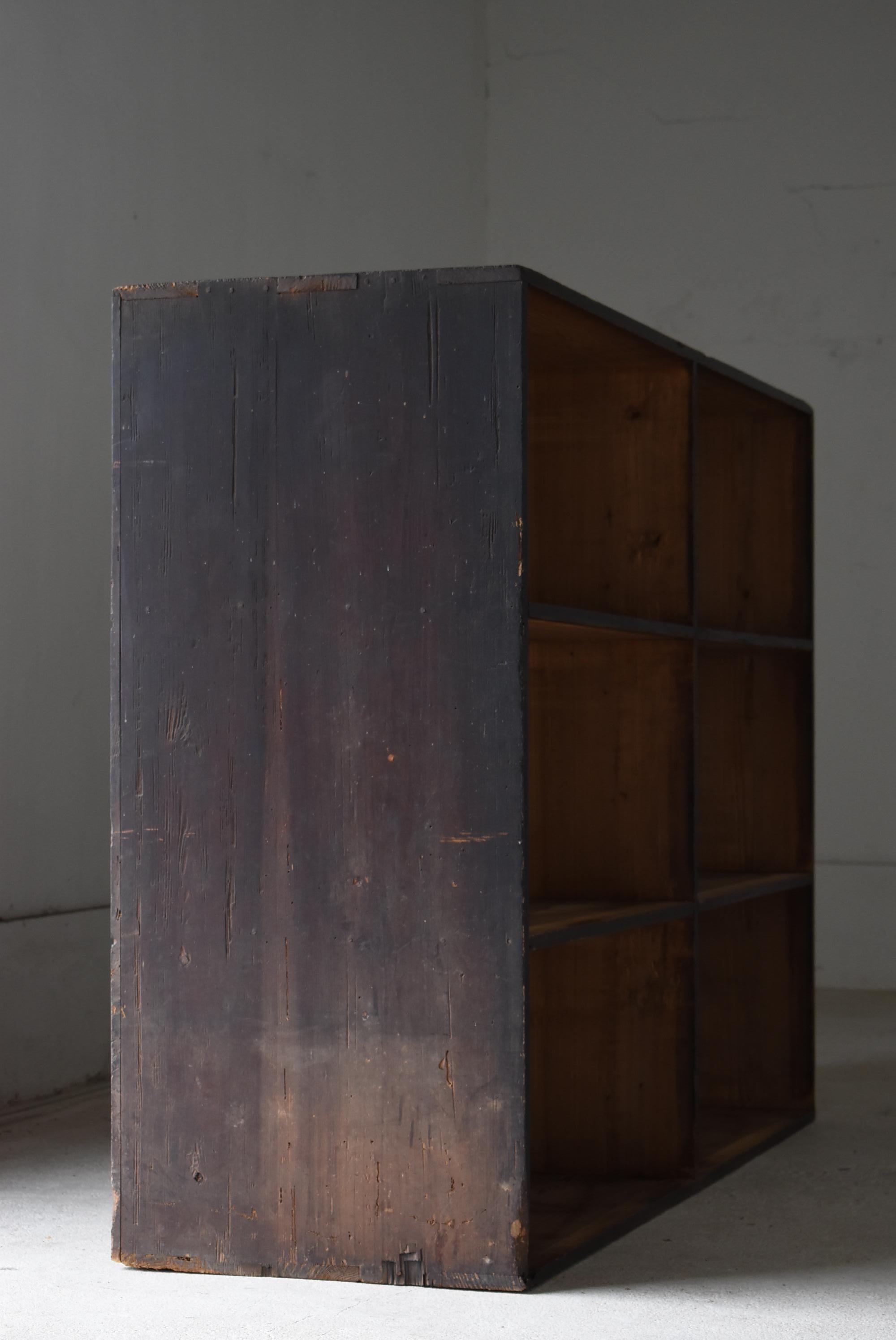 Japanische antike große Schubladenaufbewahrung 1860er-1900er Jahre / Tansu-Schrank Wabisabi, Wabisabi im Angebot 6