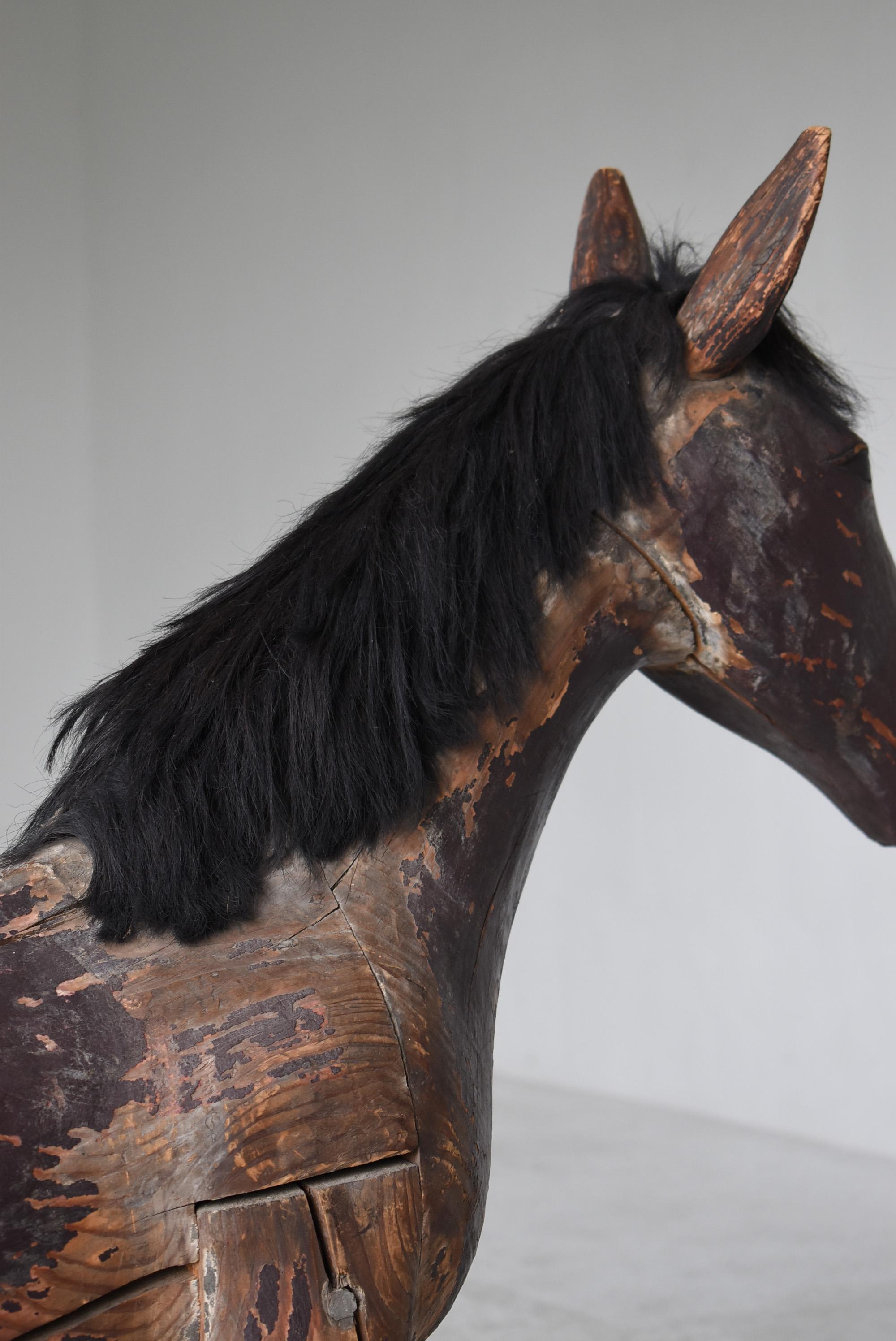 Japanese Antique Huge Horse 