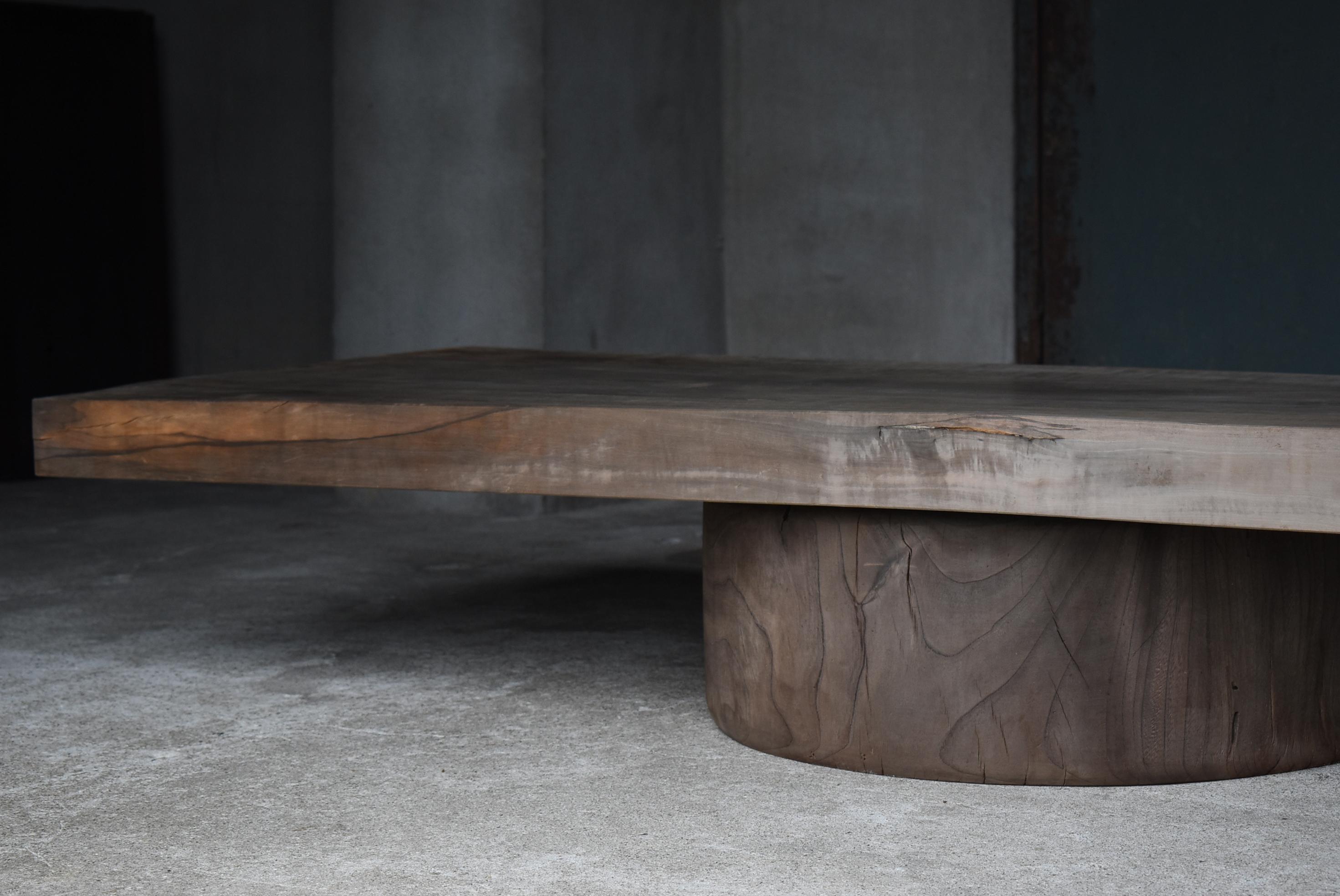 Mesa baja japonesa antigua 1900-1940 / Mesa de sofá Wabi Sabi en venta 4