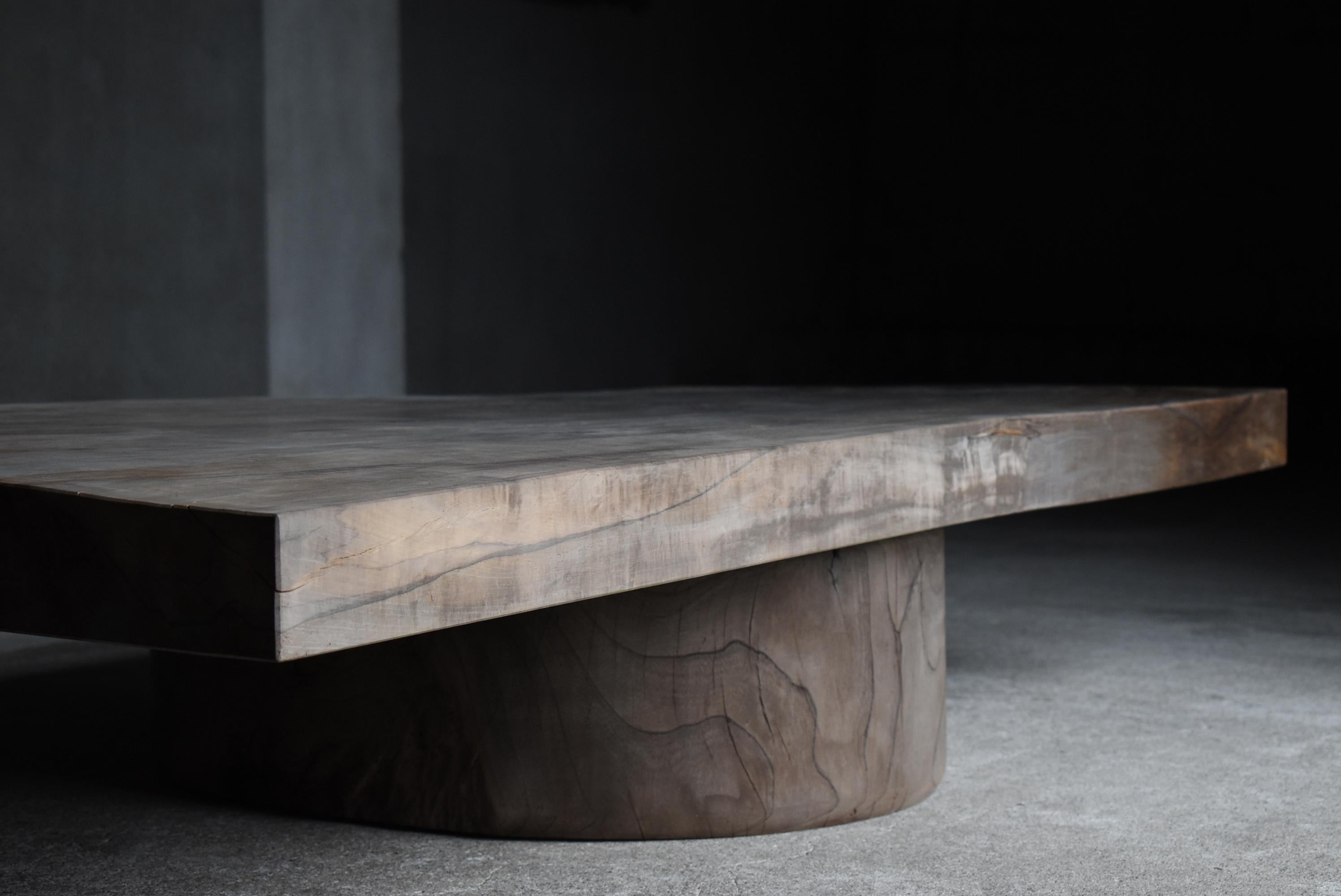 Mesa baja japonesa antigua 1900-1940 / Mesa de sofá Wabi Sabi en venta 5