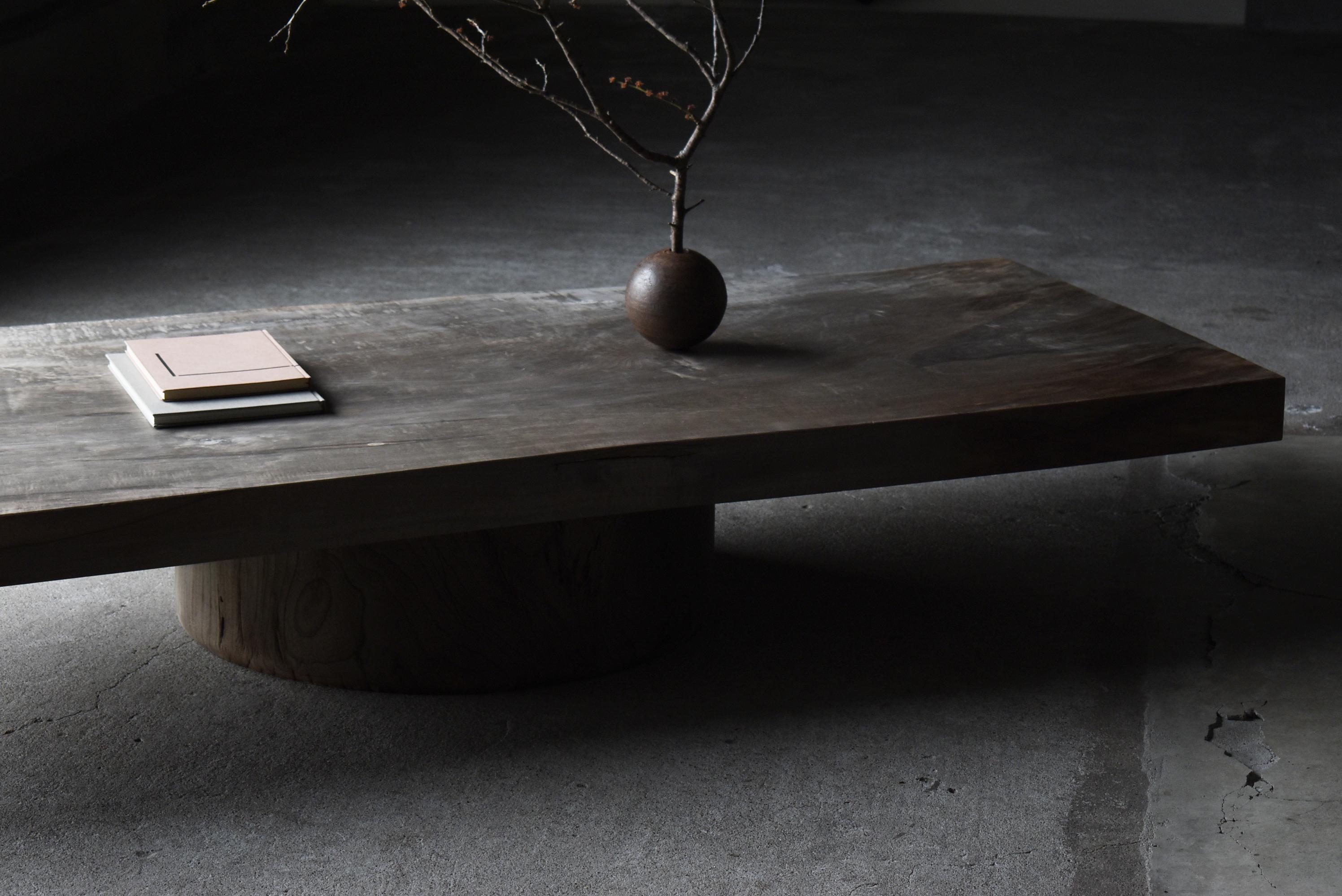 Mesa baja japonesa antigua 1900-1940 / Mesa de sofá Wabi Sabi en venta 10